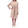 CHANEL 2000 TAN AND CREAM METALLIC SEQUIN THREE-PIECE SUIT - SIZE 36