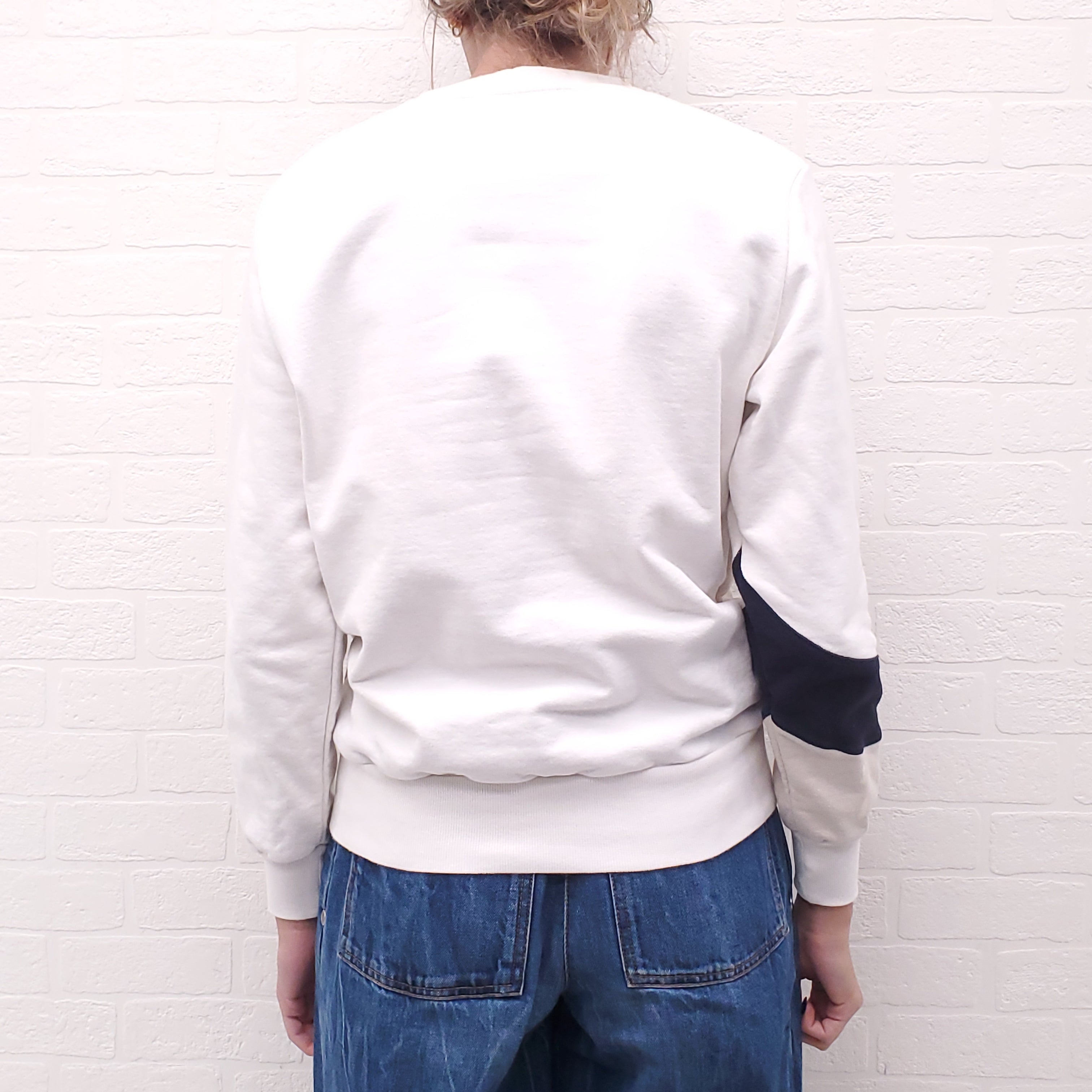 CHANEL 2018 COLOUR BLOCK LOGO SWEATER - SIZE 34