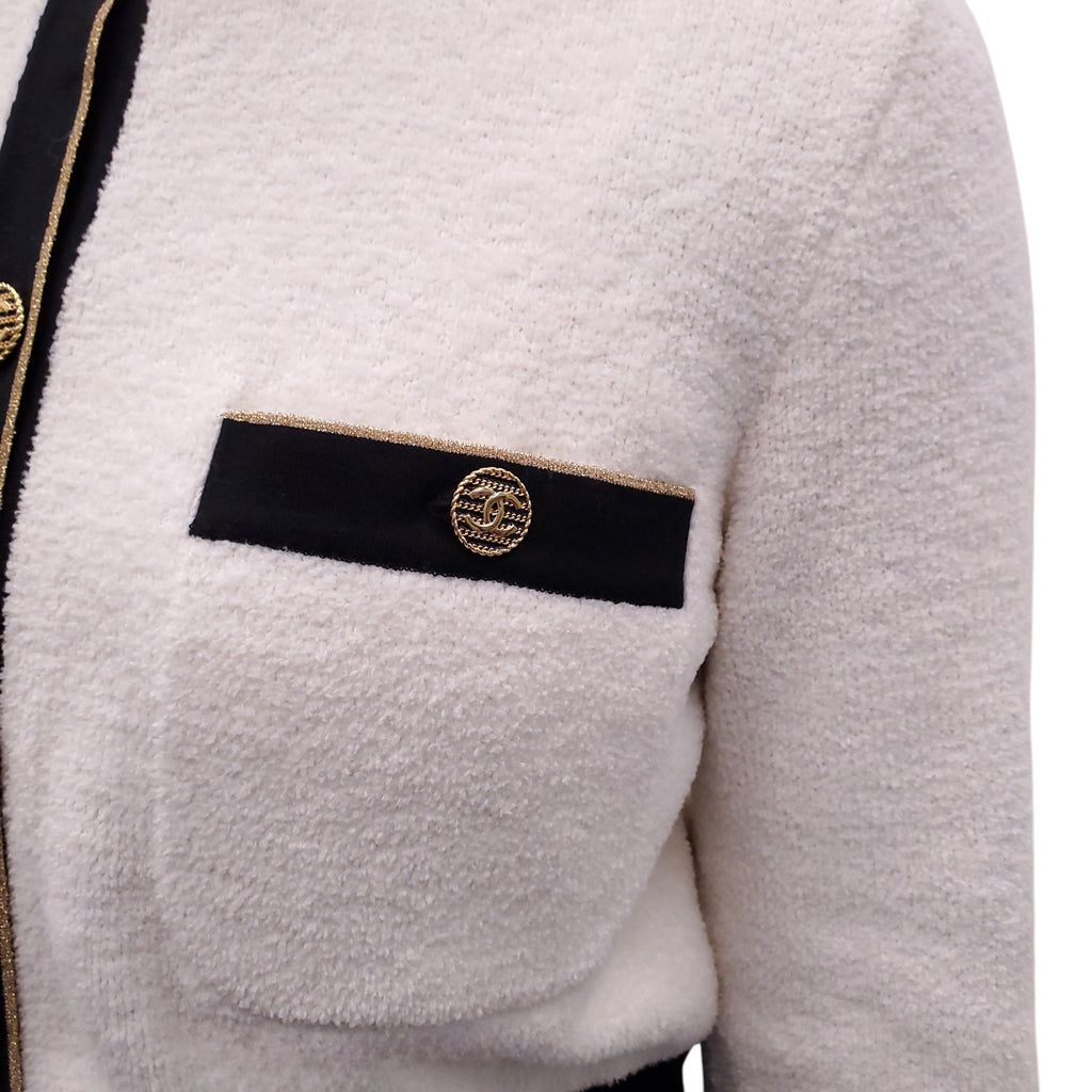 CHANEL 2019 CROPPED CARDIGAN - SIZE 36