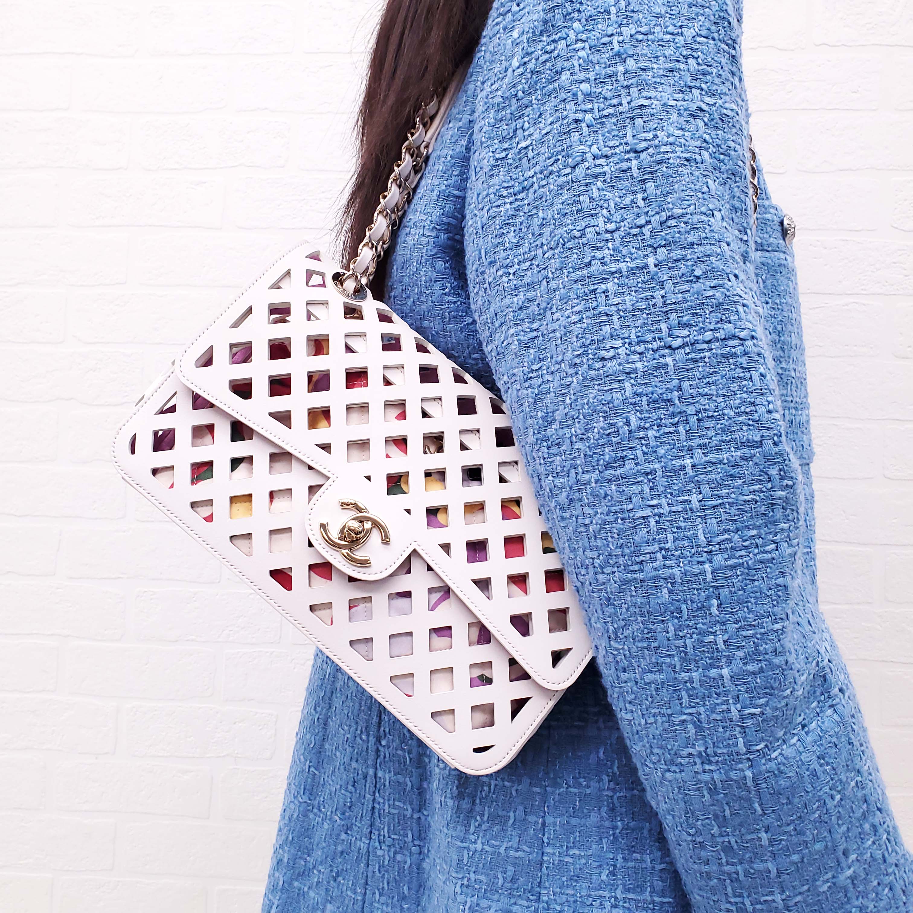 CHANEL 2021 SEE THROUGH FLAP BAG