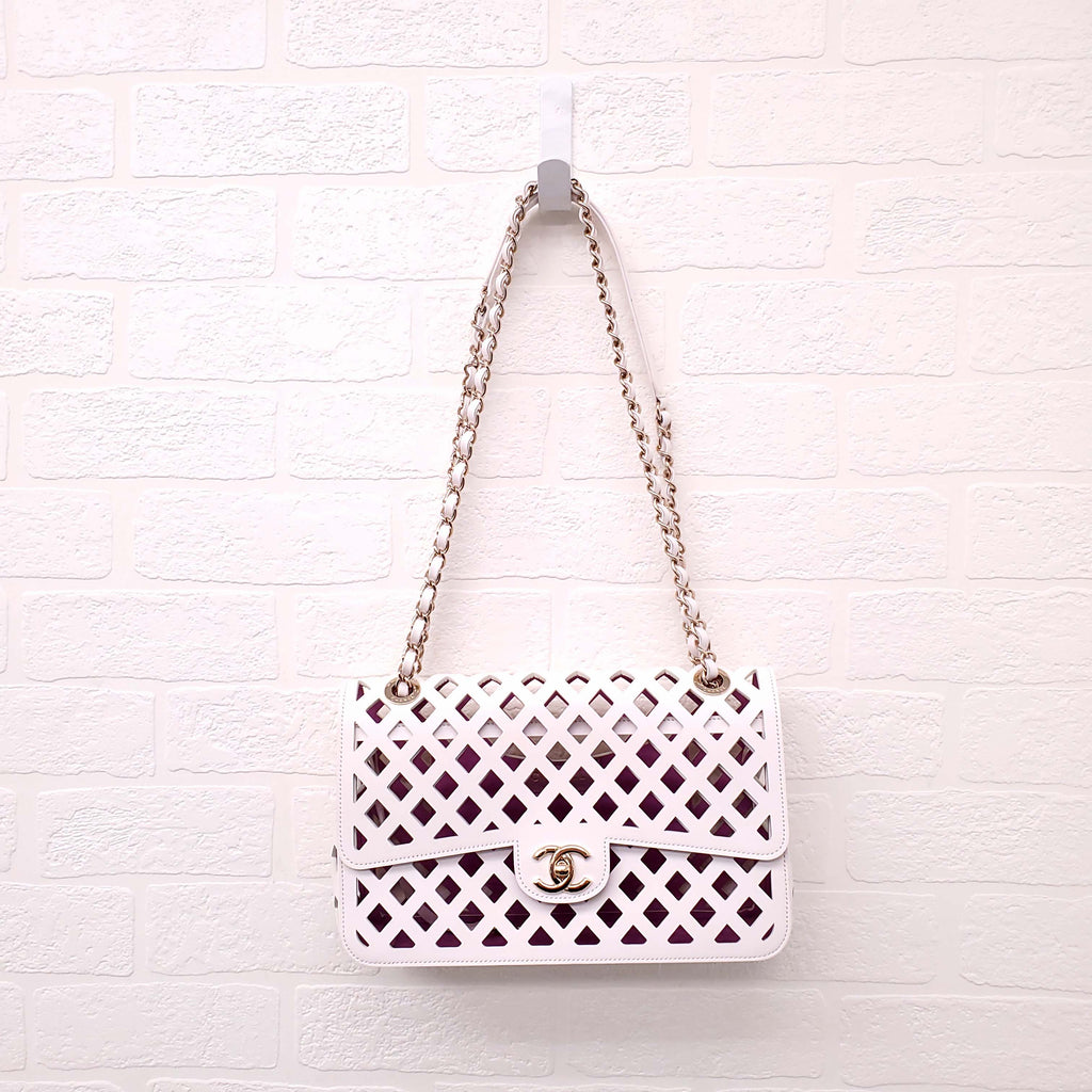CHANEL 2021 SEE THROUGH FLAP BAG