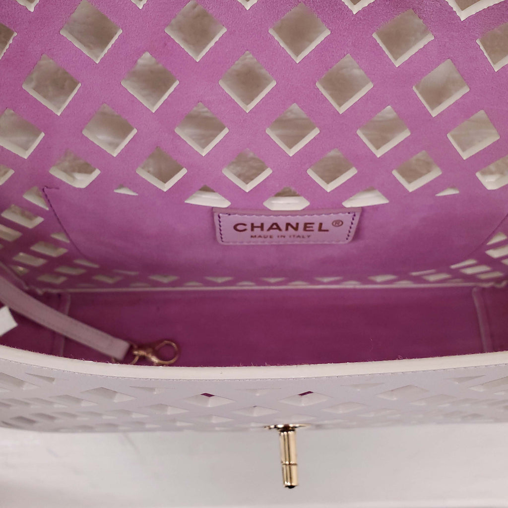 CHANEL 2021 SEE THROUGH FLAP BAG