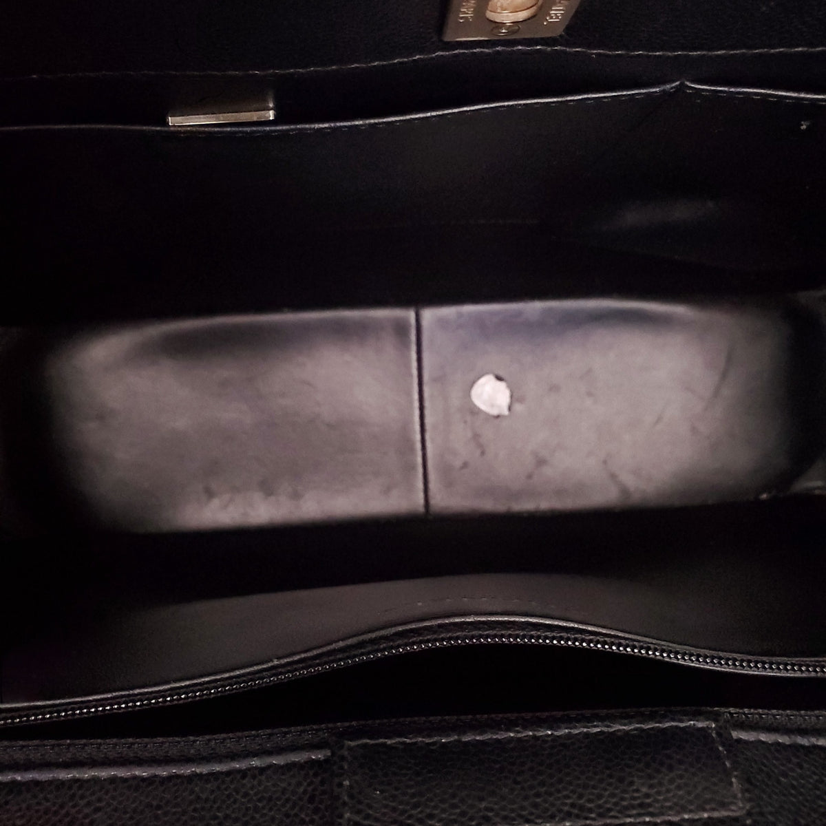 CHANEL BLACK CAVIAR CLASSIC TIMELESS LARGE SHOPPING TOTE