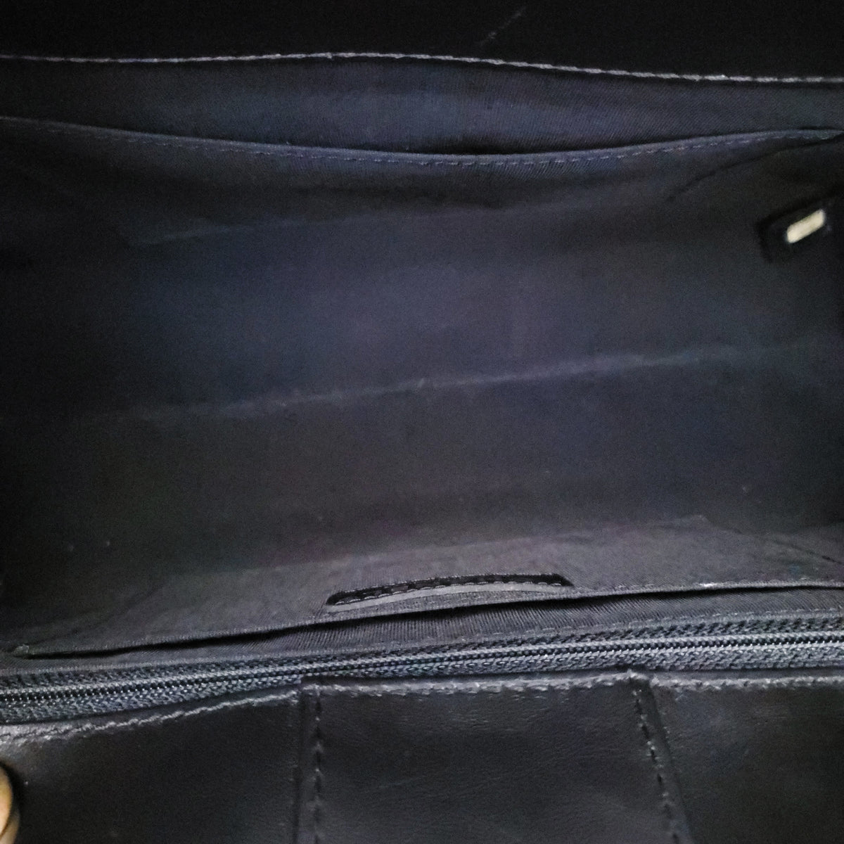 CHANEL BLACK CHEVRON TOTE