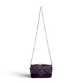 CHANEL BLACK DOUBLE STITCH HAMPTONS CC FLAP CROSSBODY BAG