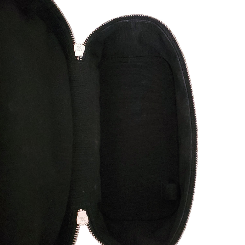 CHANEL BLACK PVC AQUARIUM BACKPACK
