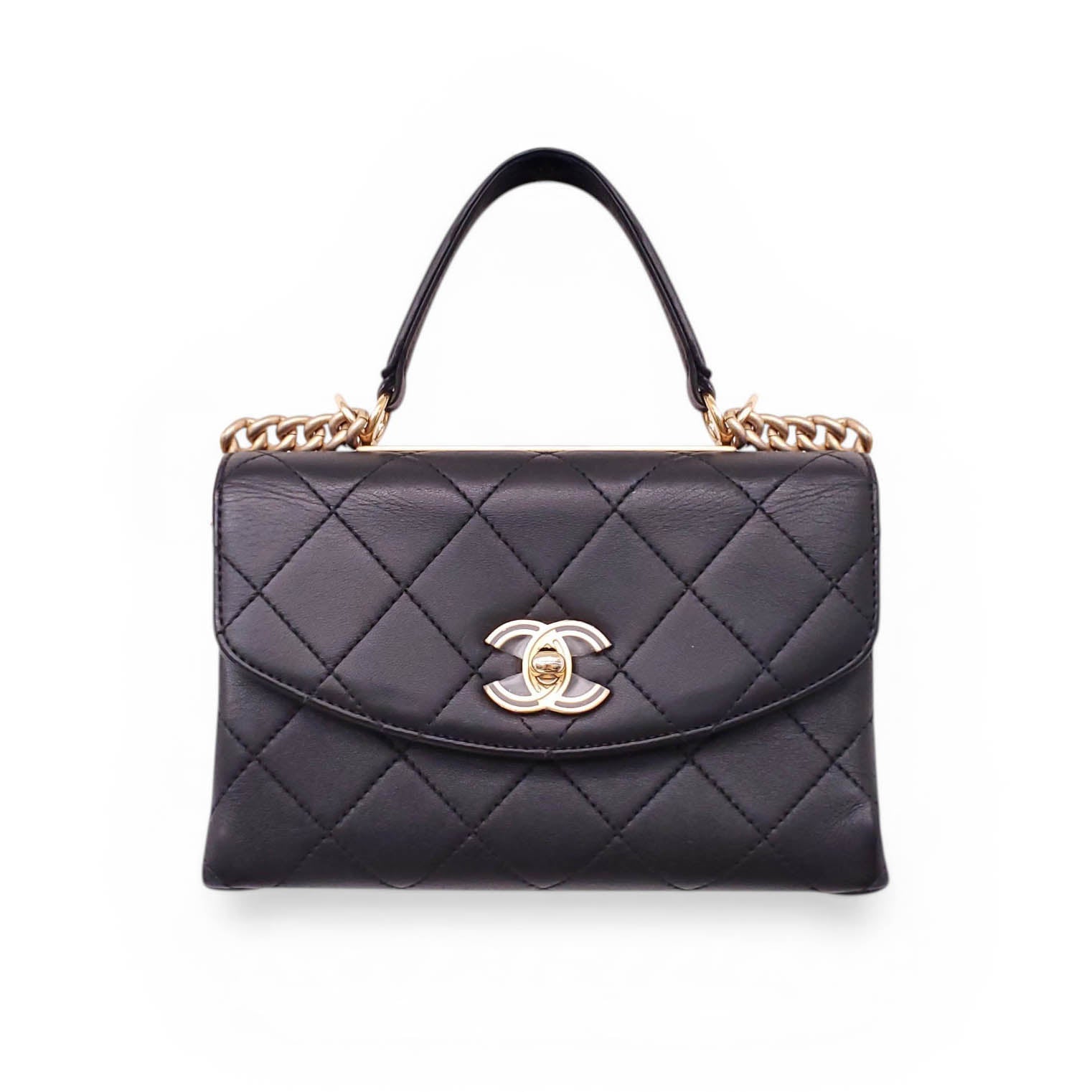 CHANEL BLACK TRENDY SPIRIT BAG