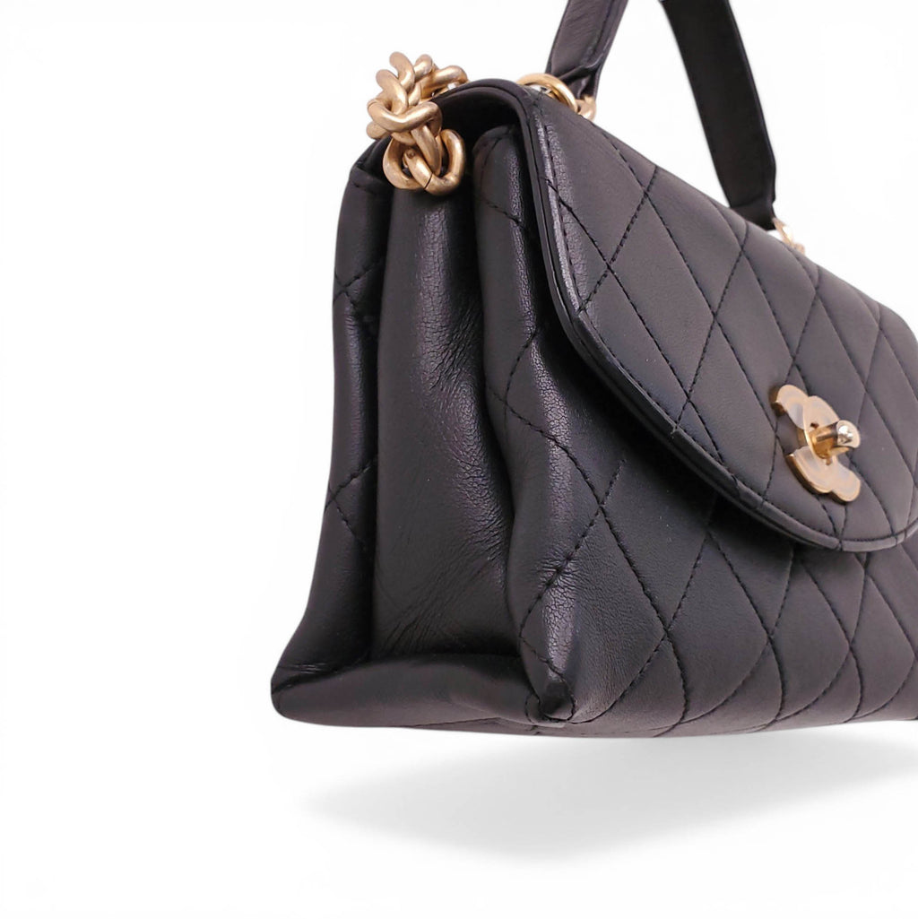 CHANEL BLACK TRENDY SPIRIT BAG