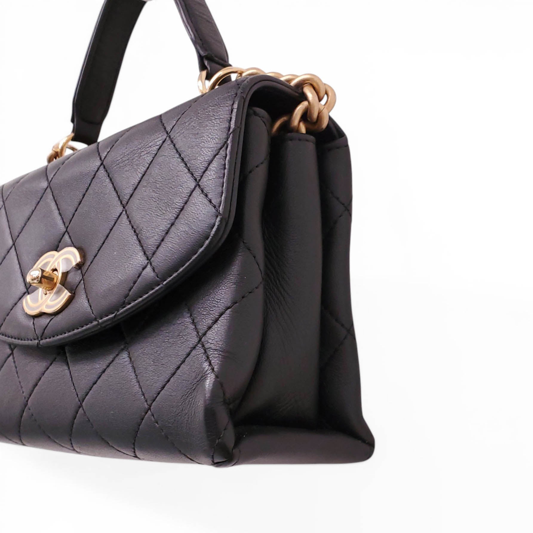 CHANEL BLACK TRENDY SPIRIT BAG