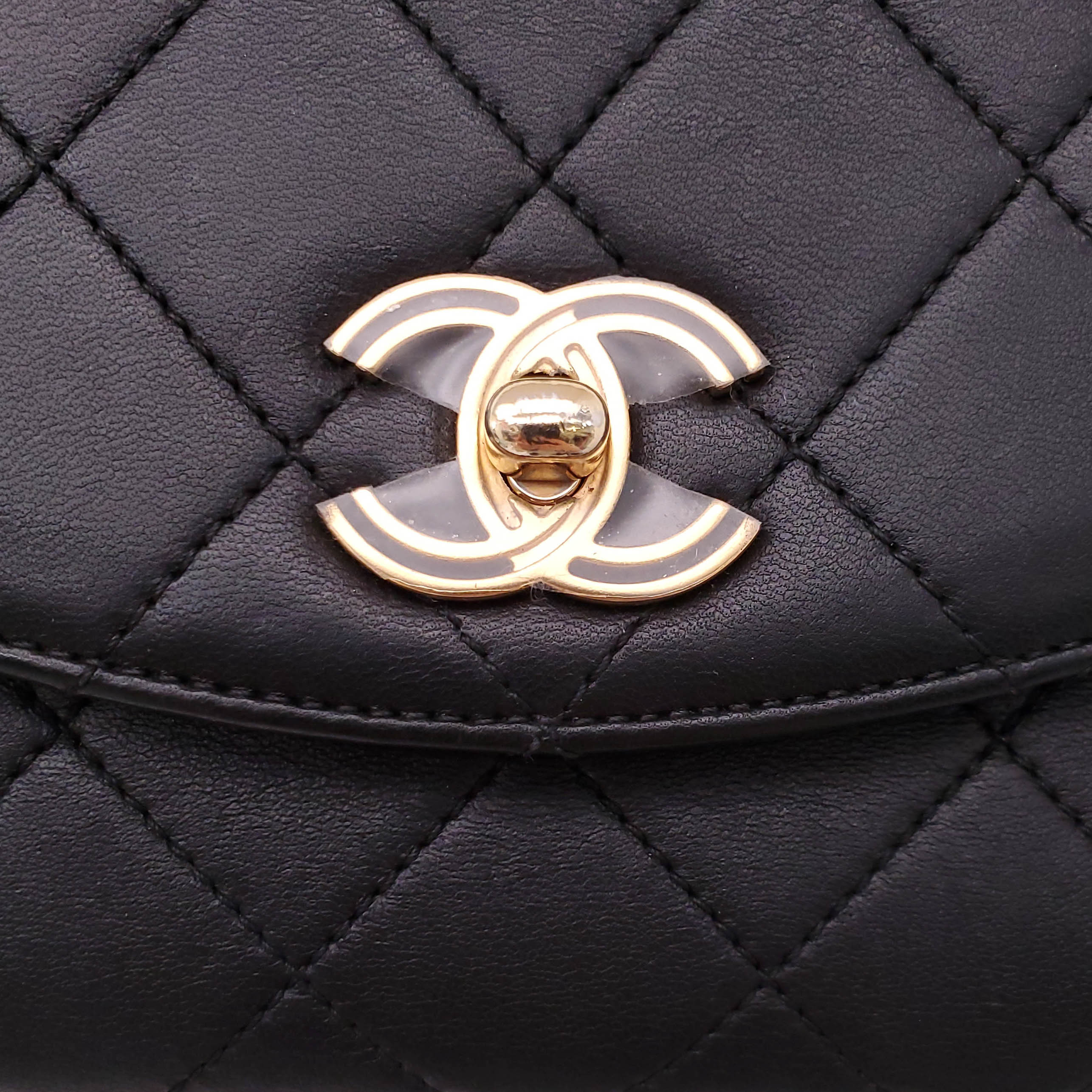 CHANEL BLACK TRENDY SPIRIT BAG