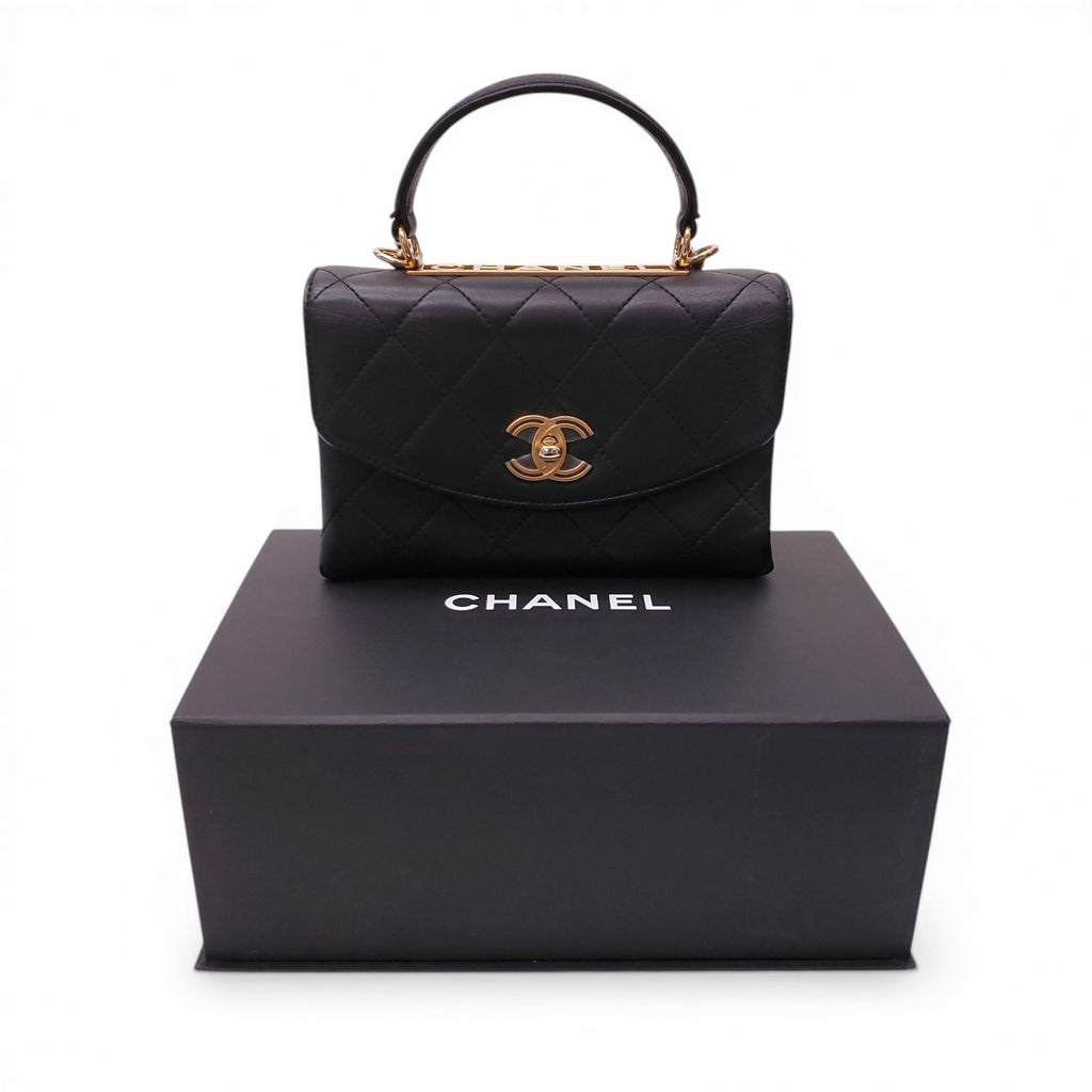 CHANEL BLACK TRENDY SPIRIT BAG