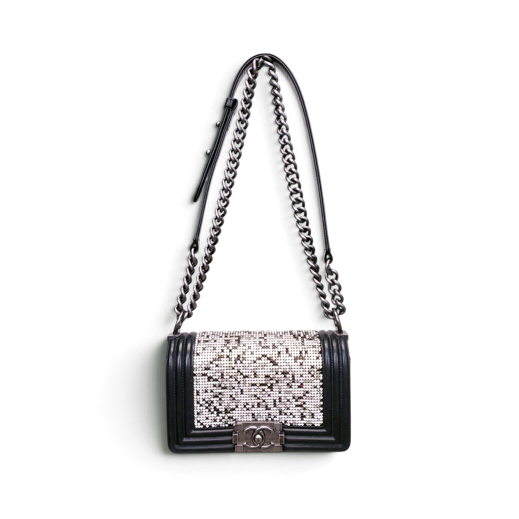 CHANEL CRYSTAL LEBOY BAG
