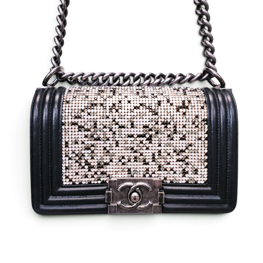 CHANEL CRYSTAL LEBOY BAG