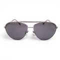 CHANEL GOLD AVIATOR SUNGLASSES WITH CRYSTAL DETAIL