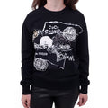 CHANEL GRAPHIC CREWNECK SWEATER - SIZE S