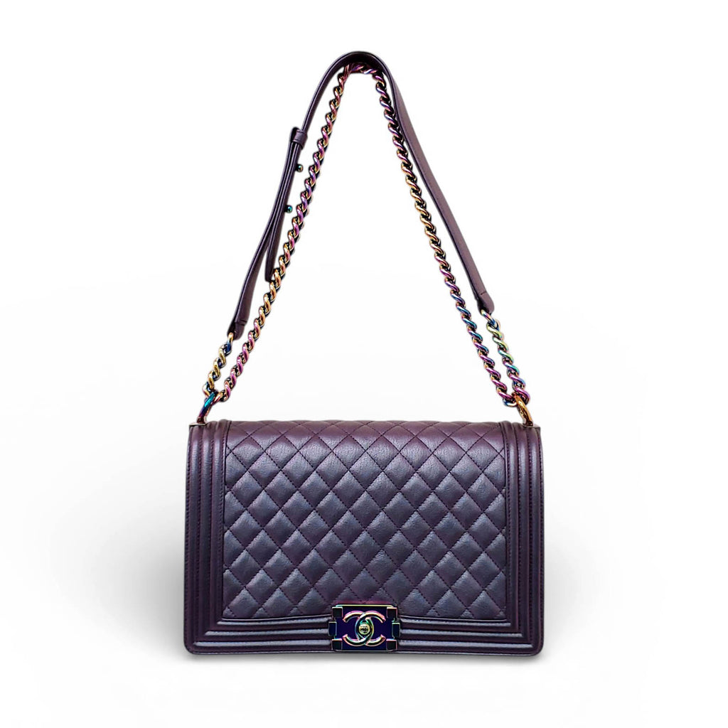 CHANEL IRIDESCENT BOY BAG
