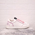 CHANEL LOGO SNEAKERS WITH PINK LACES - SIZE 37