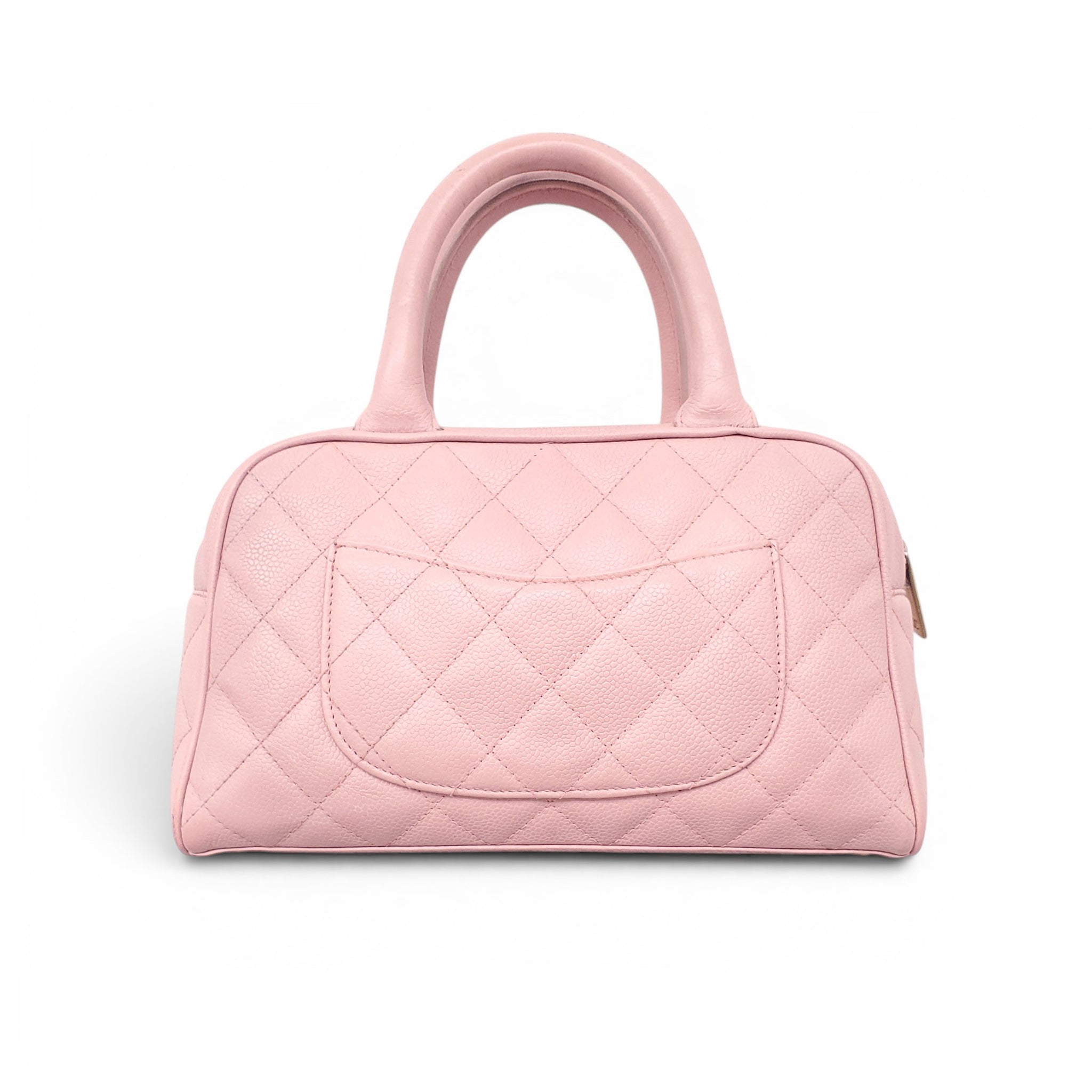 CHANEL PINK SMALL TIMELESS BOWLER BAG