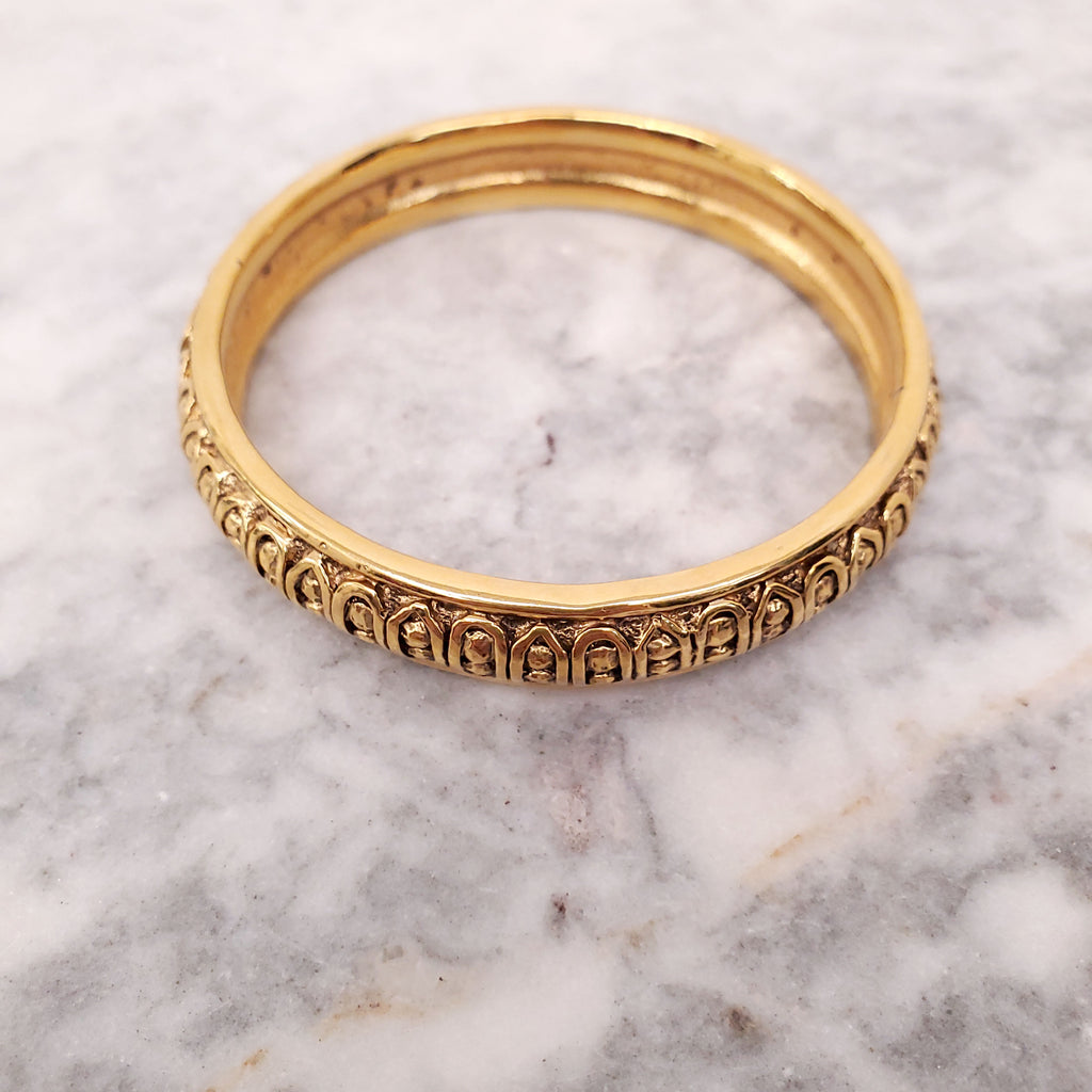 CHANEL VINTAGE GOLD BANGLE
