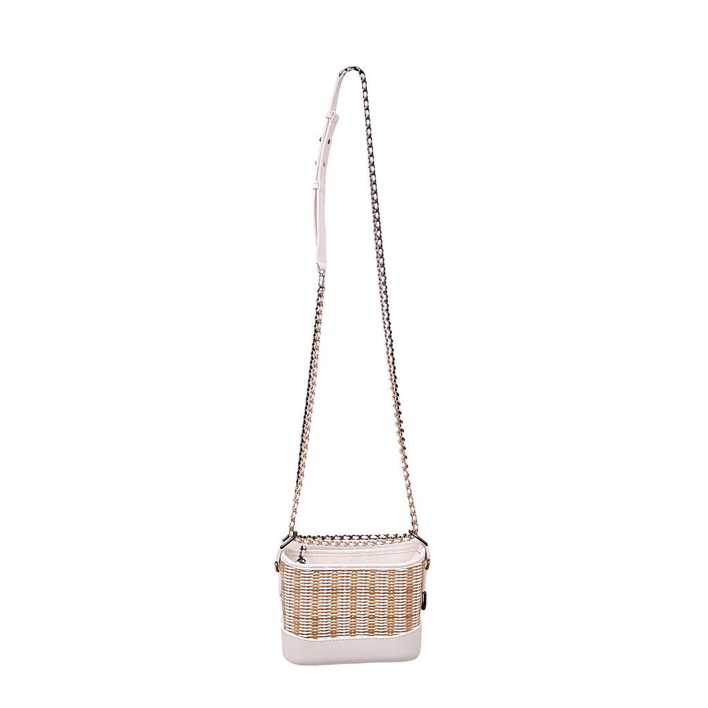 CHANEL WICKER GABRIELLE BAG
