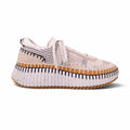 CHLOÉ BEIGE NAMA LACE-UP SNEAKERS - SIZE 39
