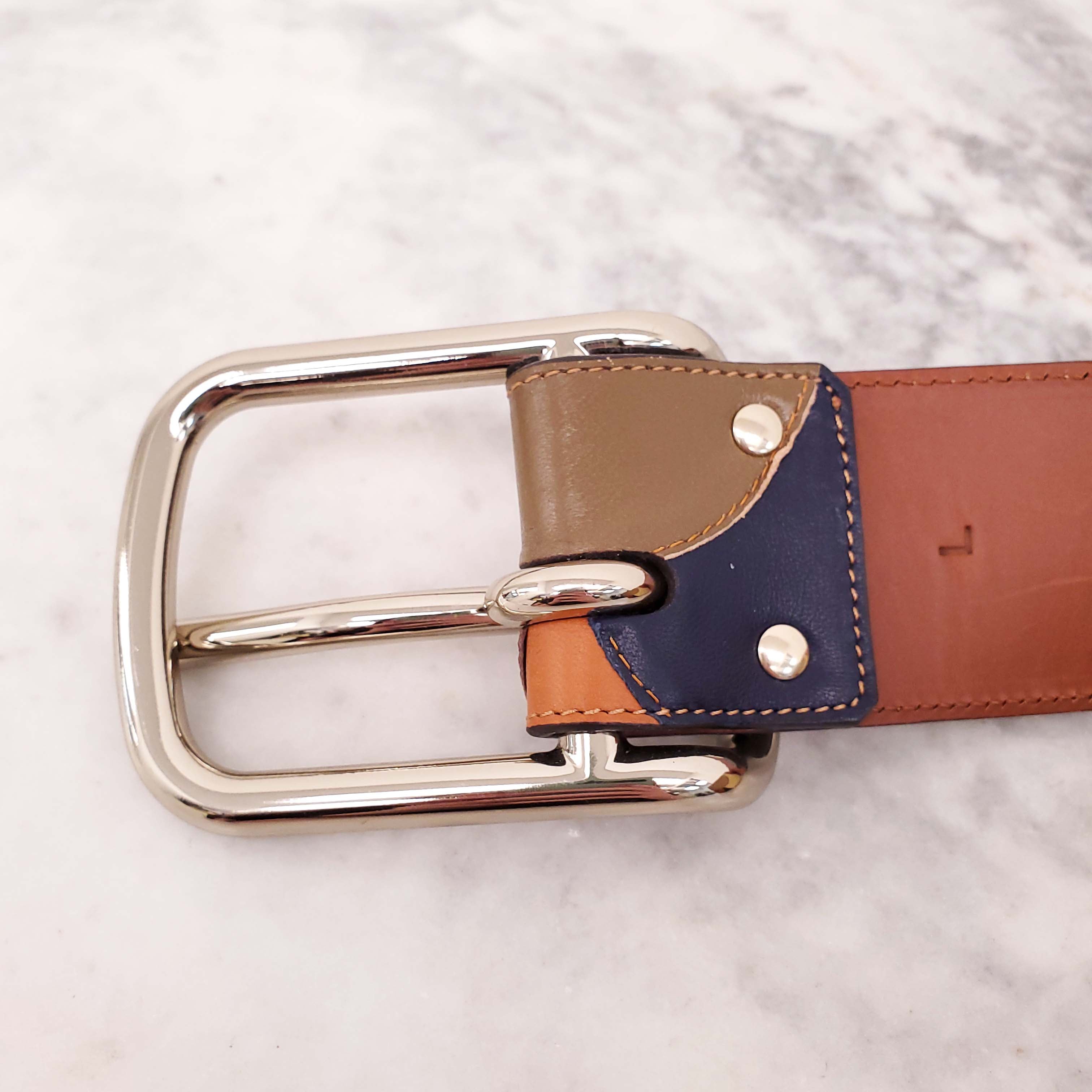 CHLOÉ MULTICOLOUR PATTERNED BELT - SIZE L