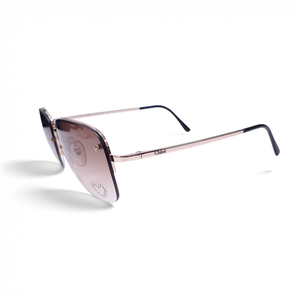 CHLOÉ SUNGLASSES WITH CRYSTAL HEART