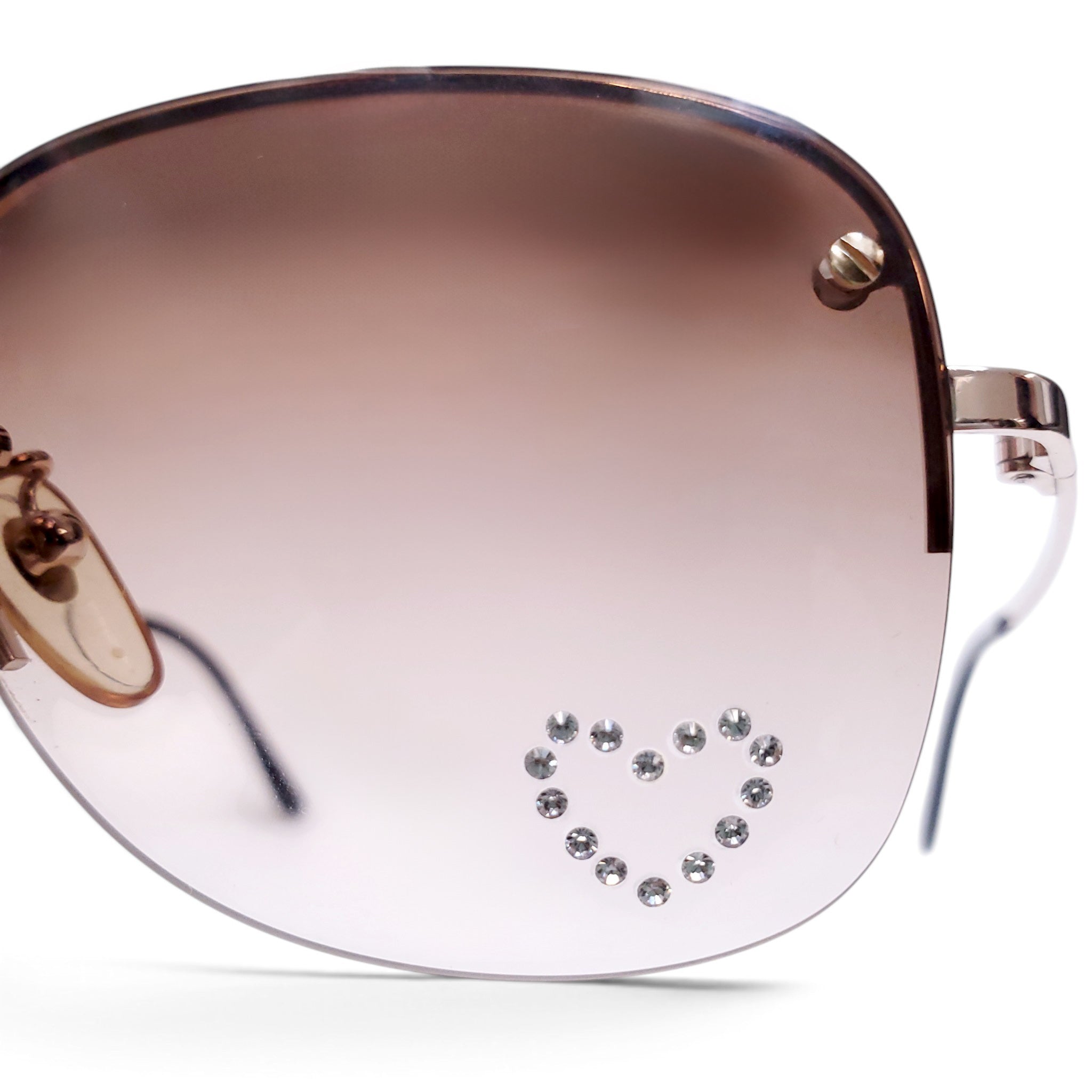 CHLOÉ SUNGLASSES WITH CRYSTAL HEART