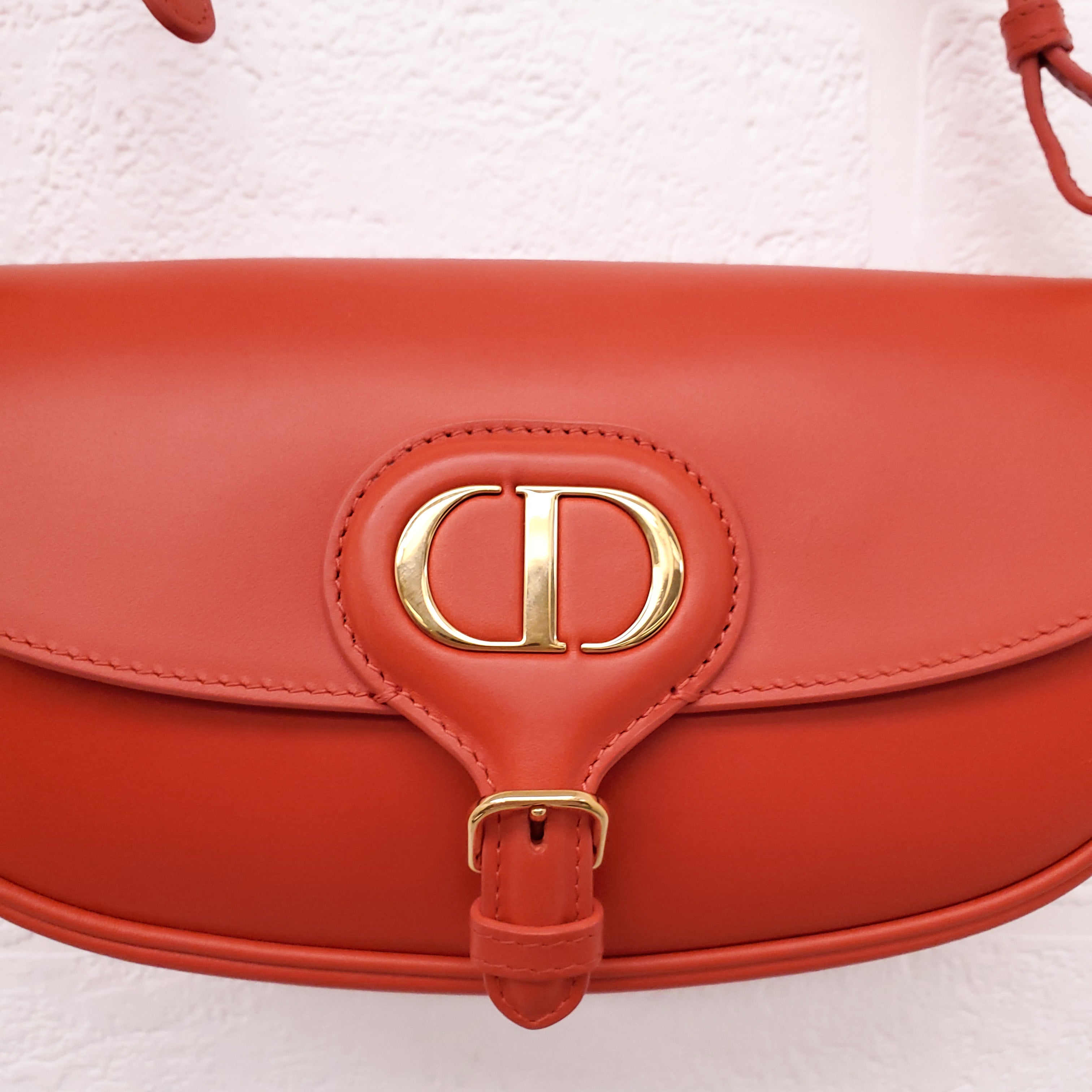 CHRISTIAN DIOR 2022 ORANGE 'BOBBY EAST-WEST' BAG
