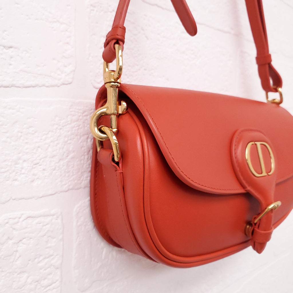 CHRISTIAN DIOR 2022 ORANGE 'BOBBY EAST-WEST' BAG