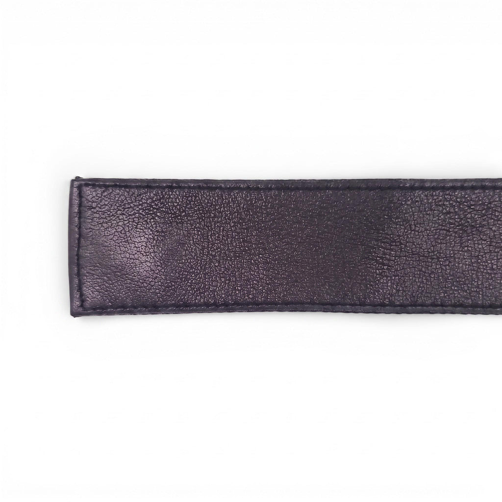 CHRISTIAN DIOR BLACK FABRIC LOGO BELT - SIZE M