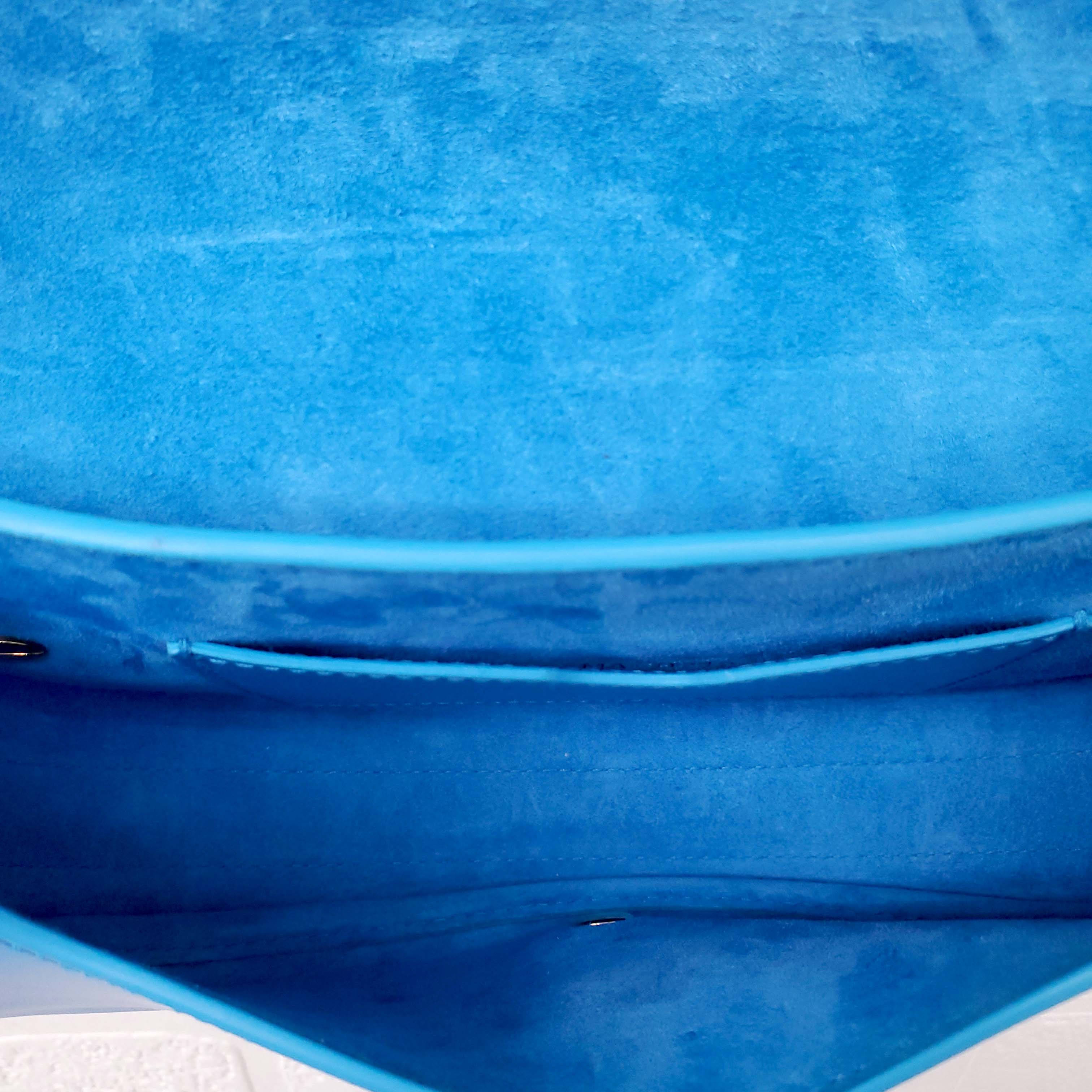 CHRISTIAN DIOR BLUE BOBBY BAG