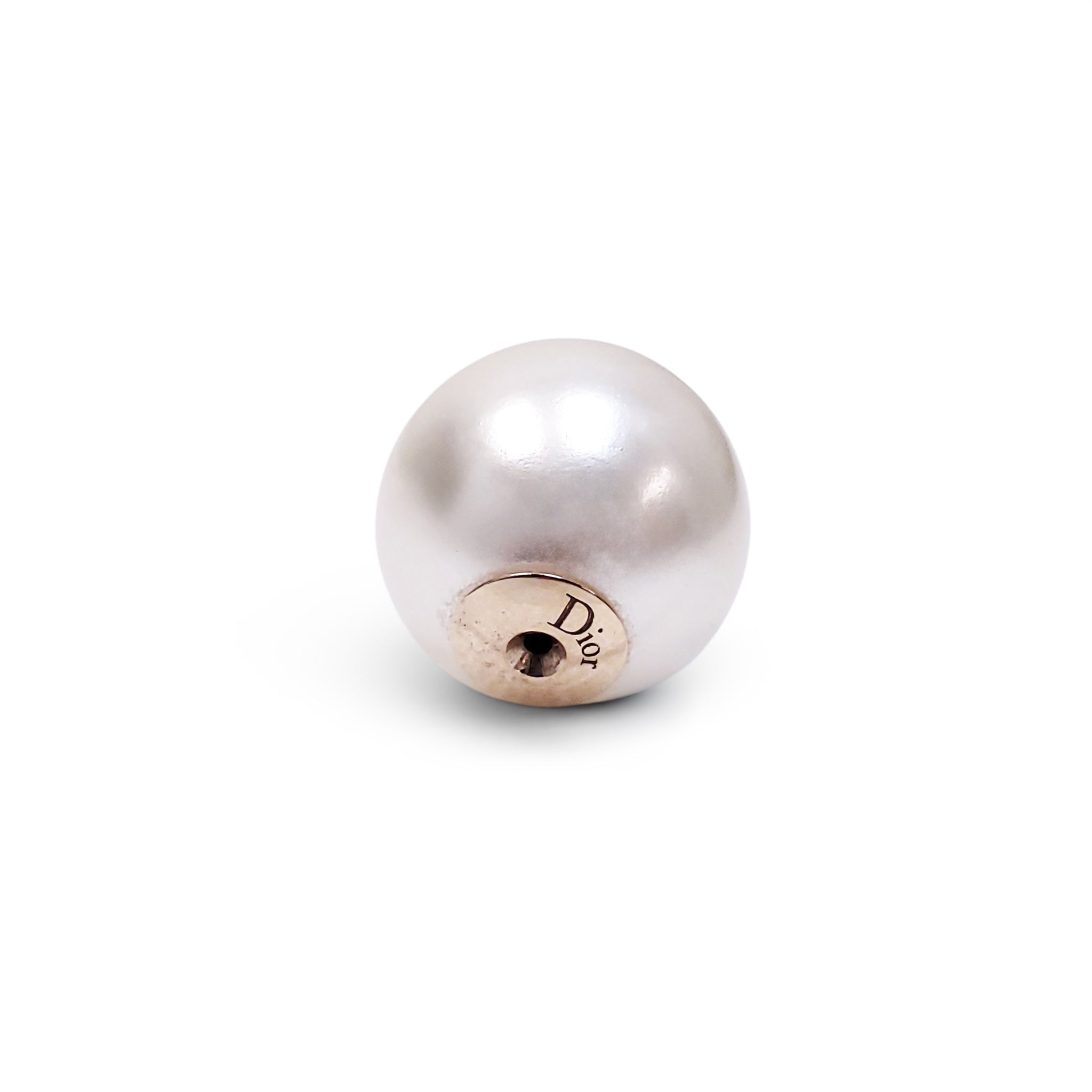 CHRISTIAN DIOR DOUBLE PEARL EARRINGS