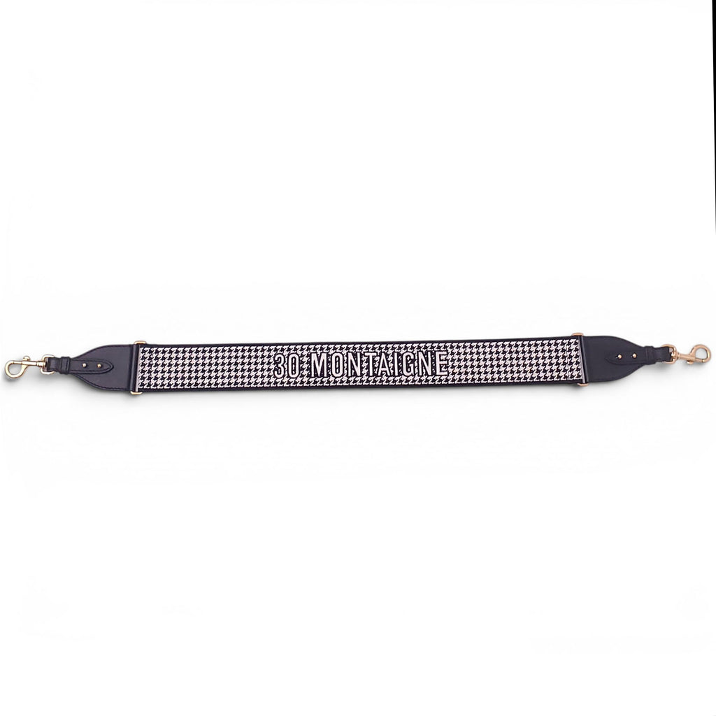 CHRISTIAN DIOR HOUNDSTOOTH PURSE STRAP
