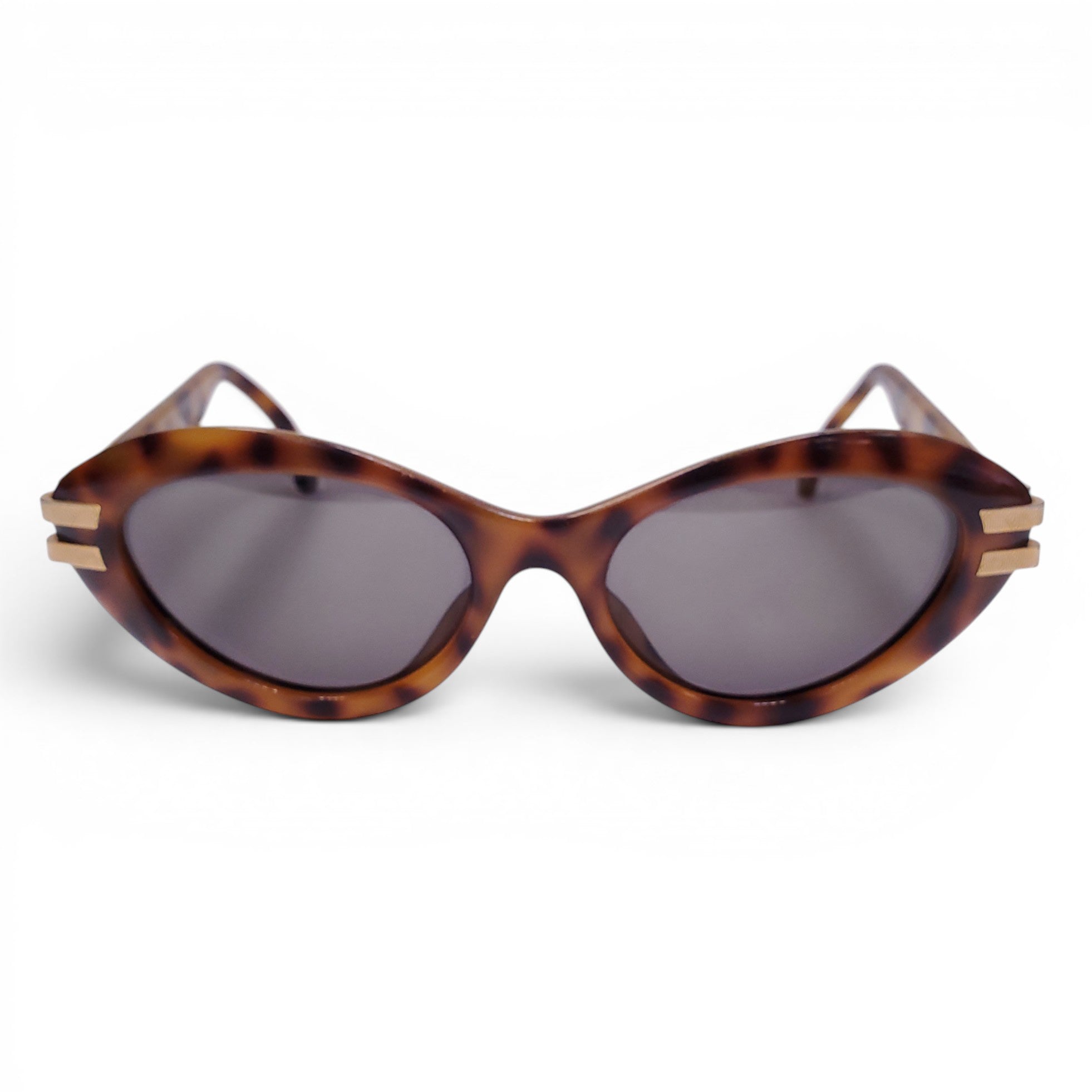 CHRISTIAN DIOR VINTAGE TORTOISE SUNGLASSES WITH LOGO