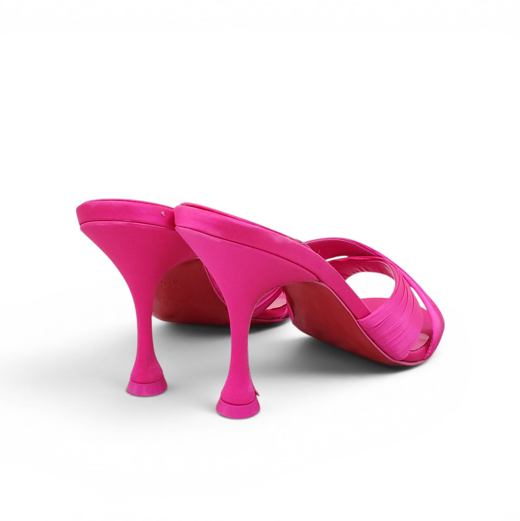 CHRISTIAN LOUBOUTIN FUCHSIA FANNY MULES - SIZE 37.5