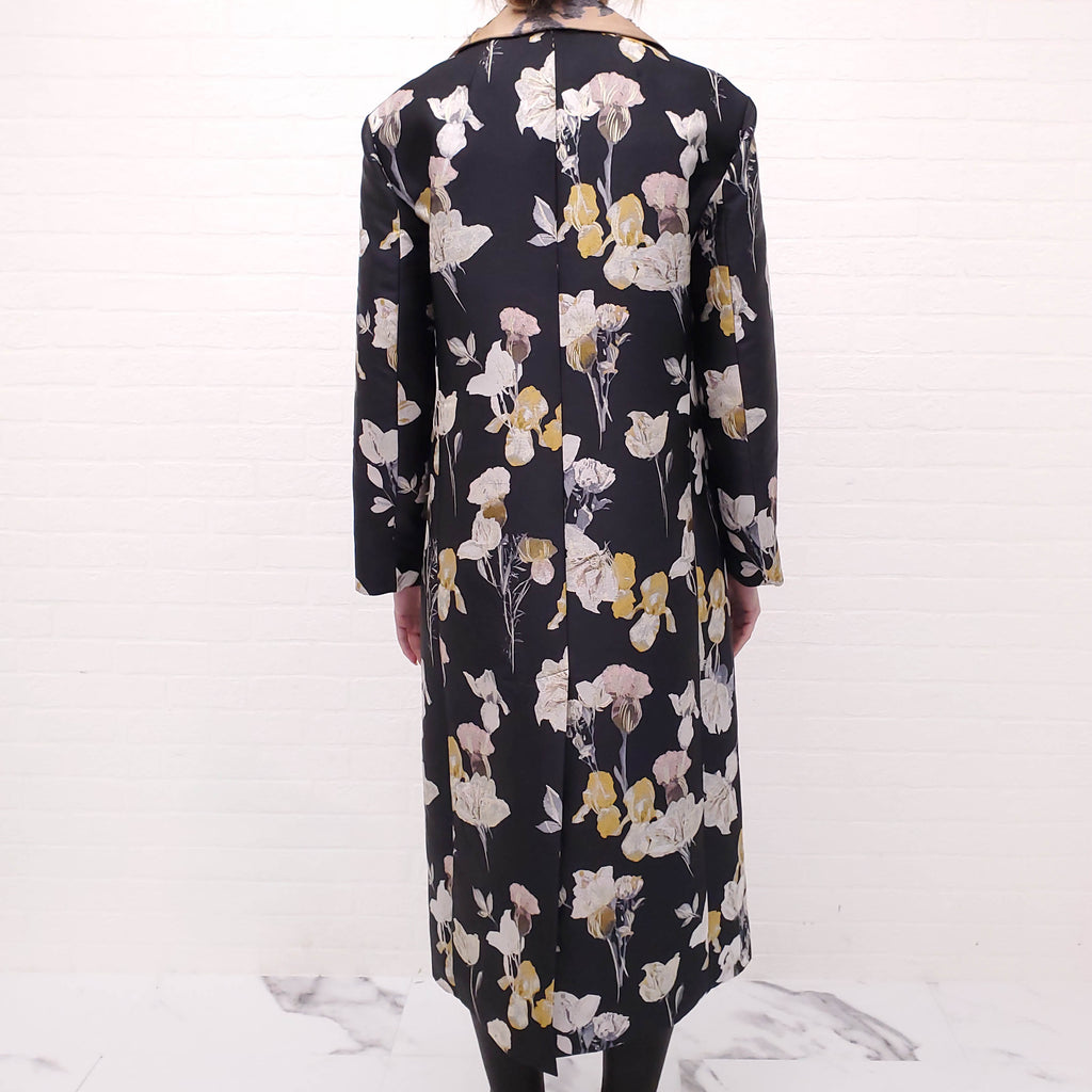 CINQ À SEPT EMBROIDERED FLORAL JACKET - XS (OVERSIZED)