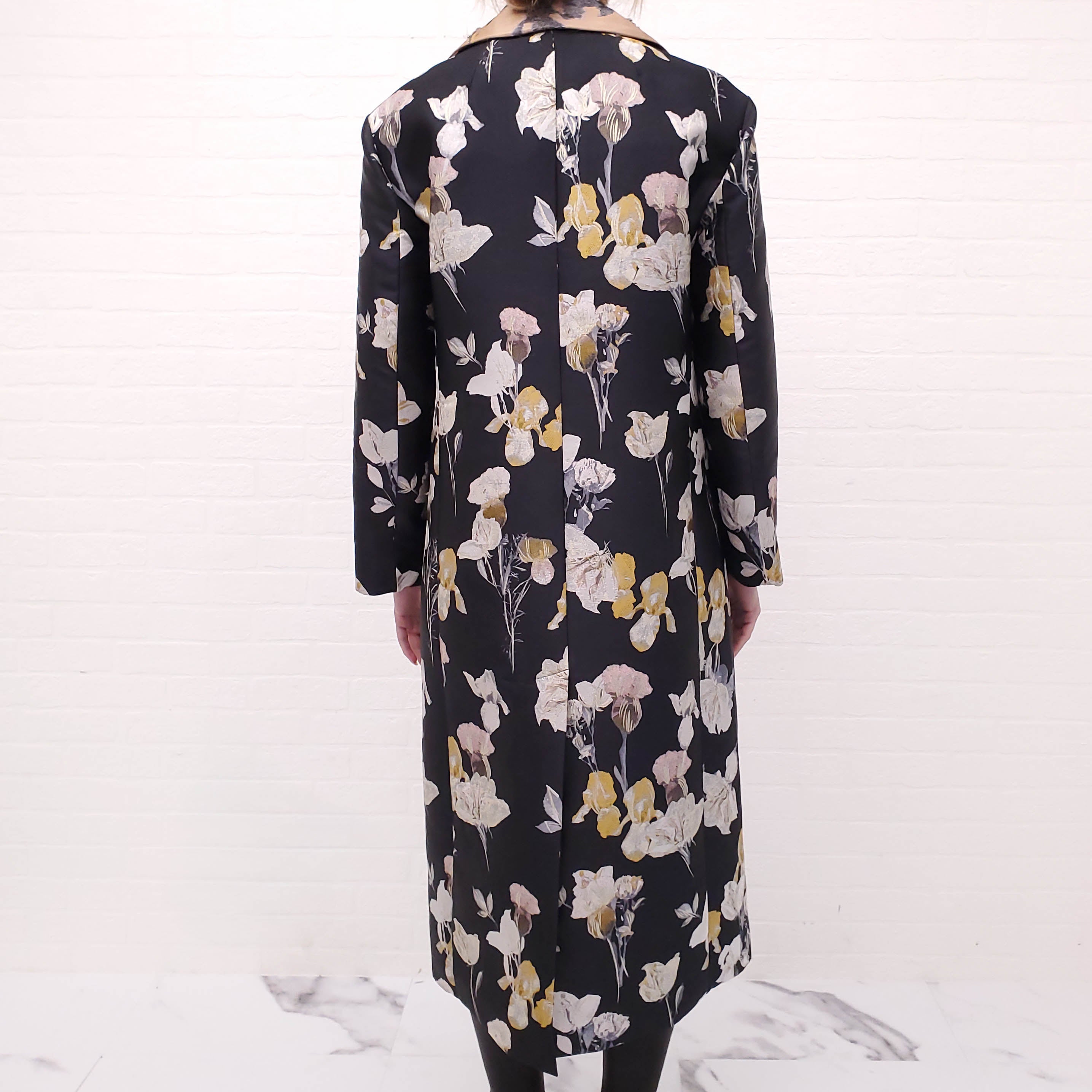 CINQ À SEPT EMBROIDERED FLORAL JACKET - XS (OVERSIZED)