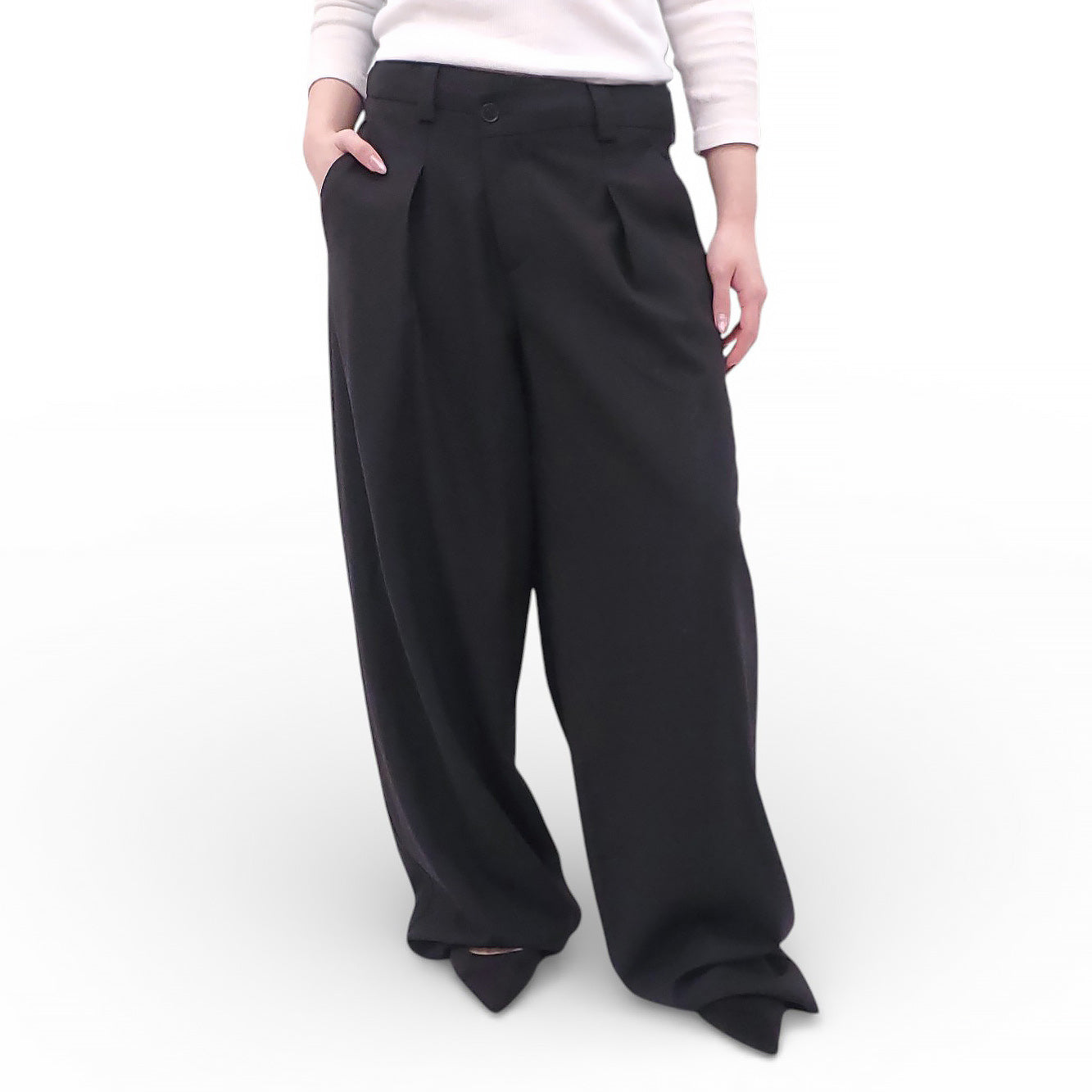 CLOSED BLACK TROUSERS - SIZE 28