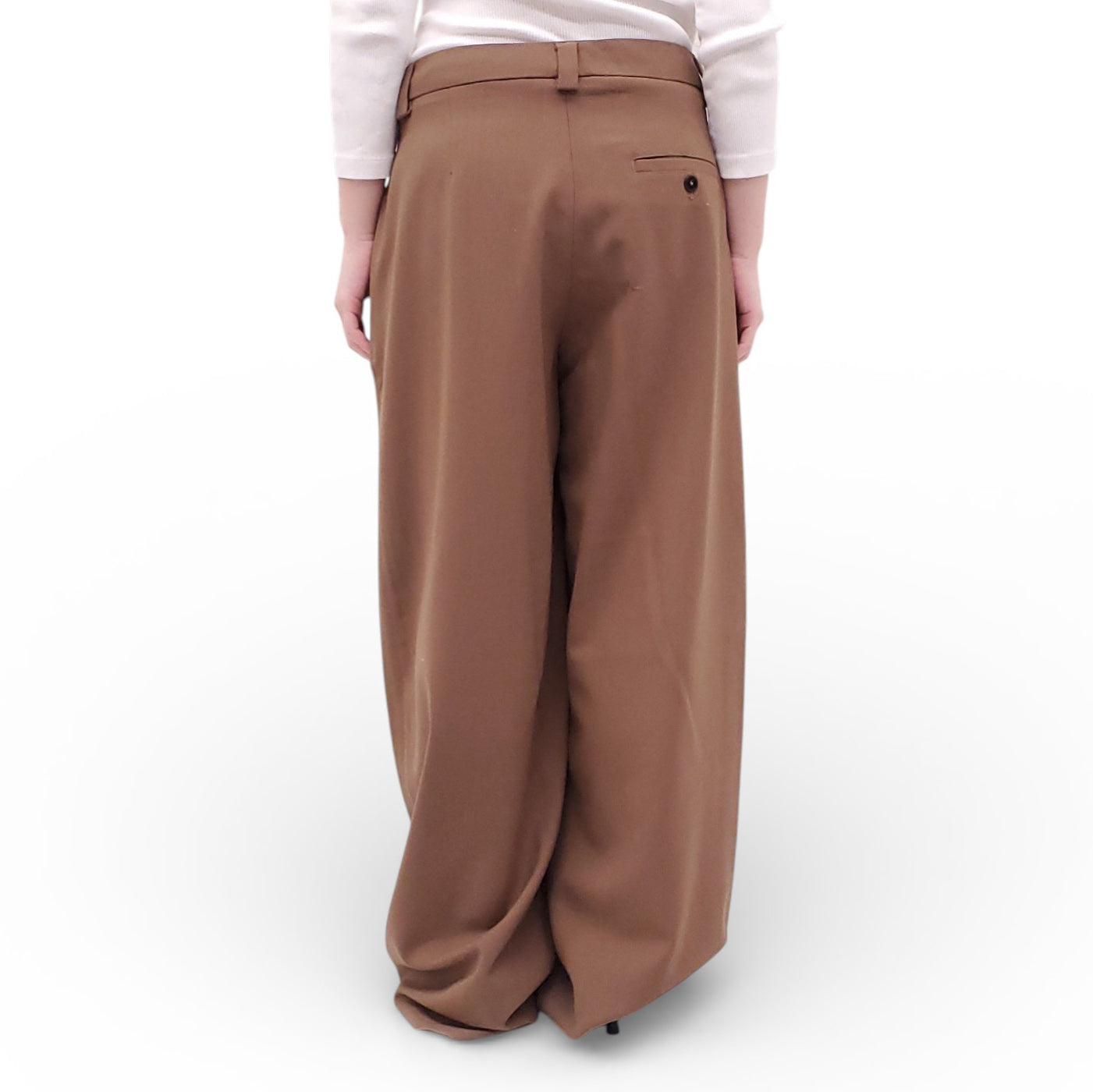CLOSED BROWN TROUSERS - SIZE 28