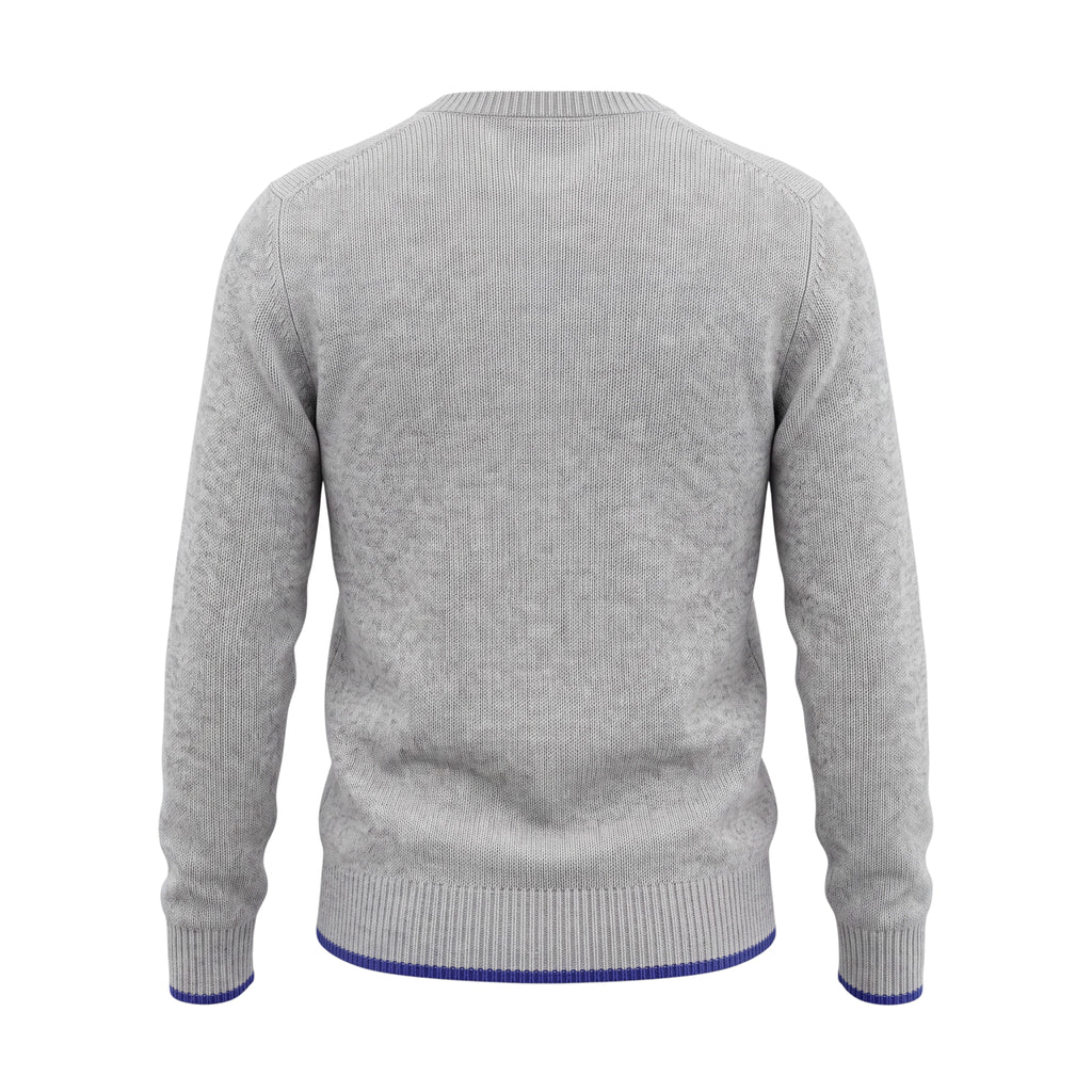 COACH GREY CASHMERE DINOSAUR SWEATER - SIZE M
