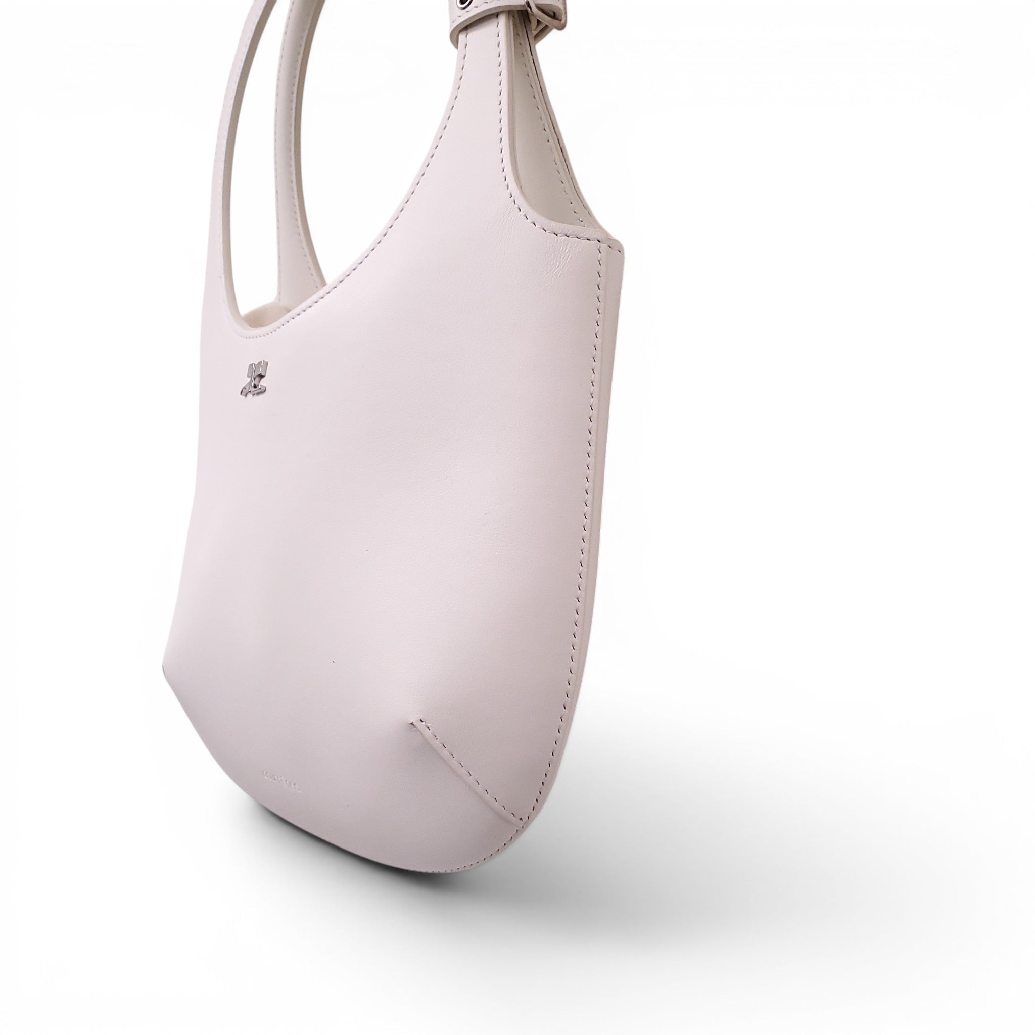 COURRÈGES WHITE 'HOLY' LEATHER BAG
