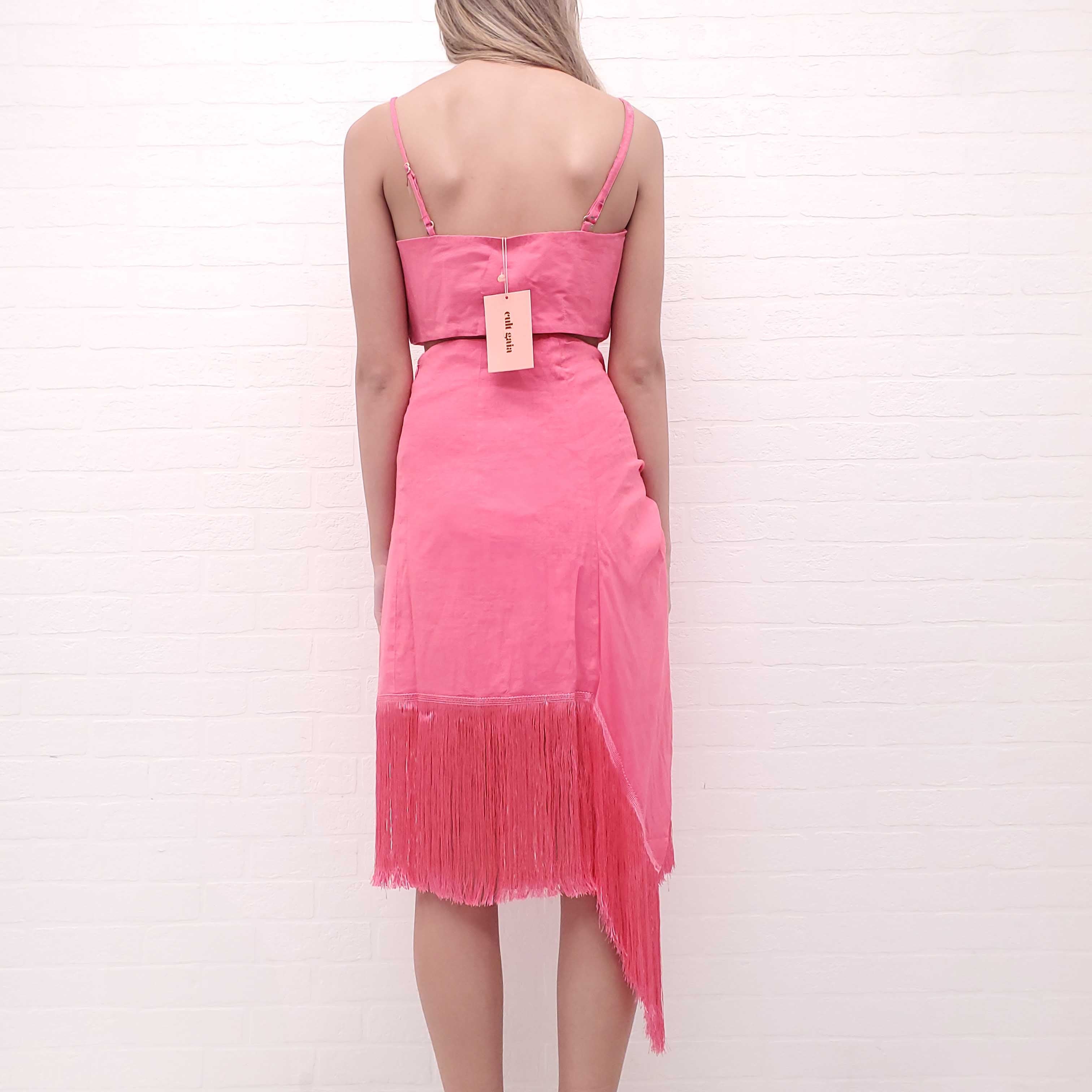 CULT GAIA PINK SKIRT SET - SIZE 10/L – Rewind Couture