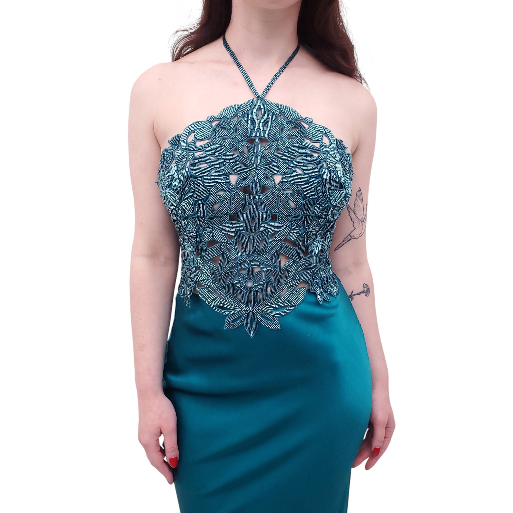 CULT GAIA TEAL 2-PIECE BEADED SET
