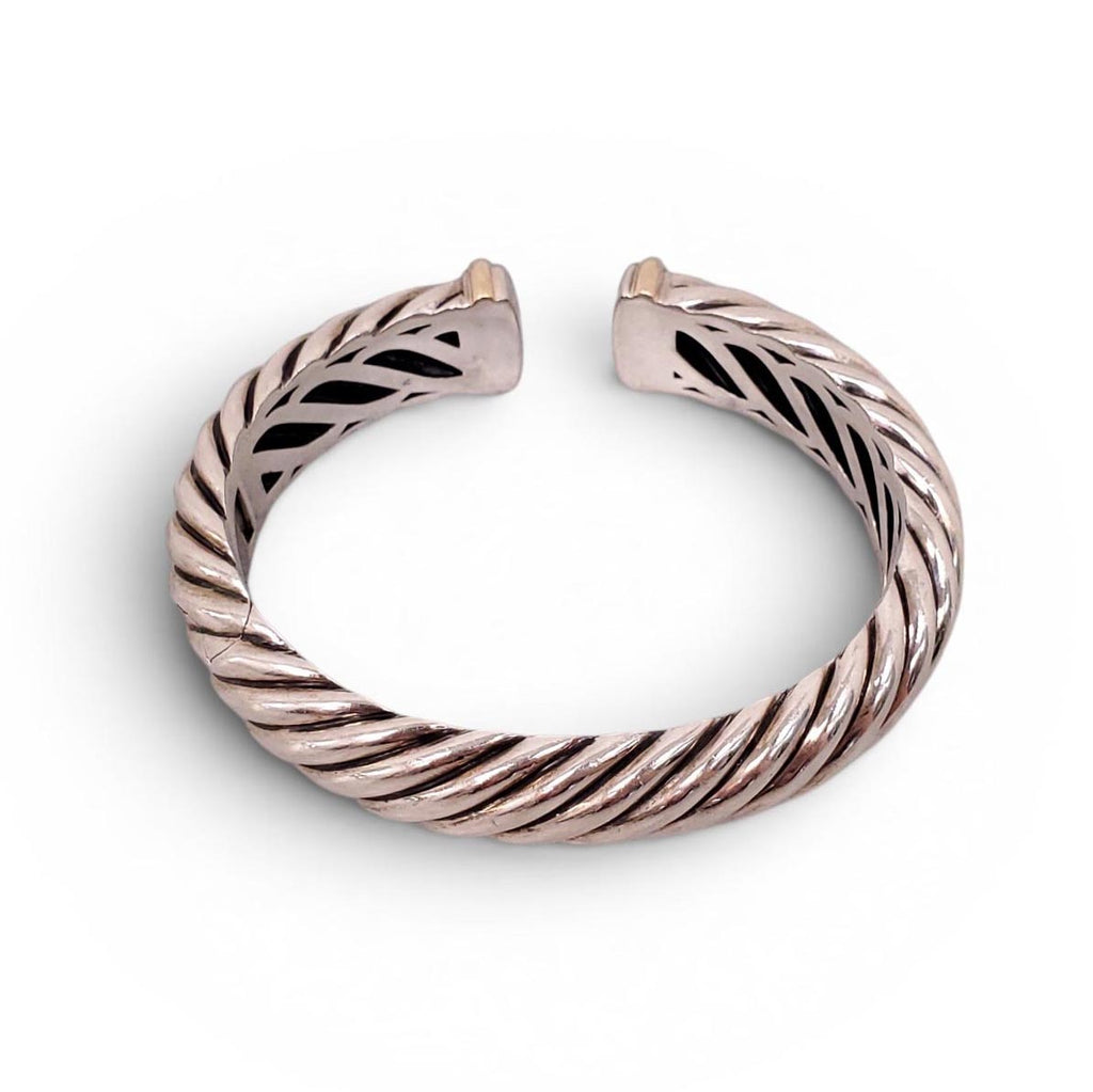 DAVID YURMAN TWO-TONE CUFF BRACELET