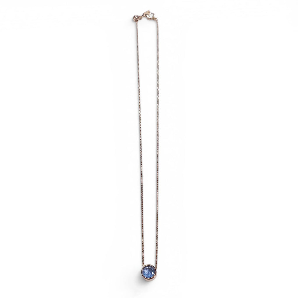 DEAN DAVIDSON SIGNATURE MIDI KNOCKOUT PENDANT NECKLACE WITH GEMSTONE