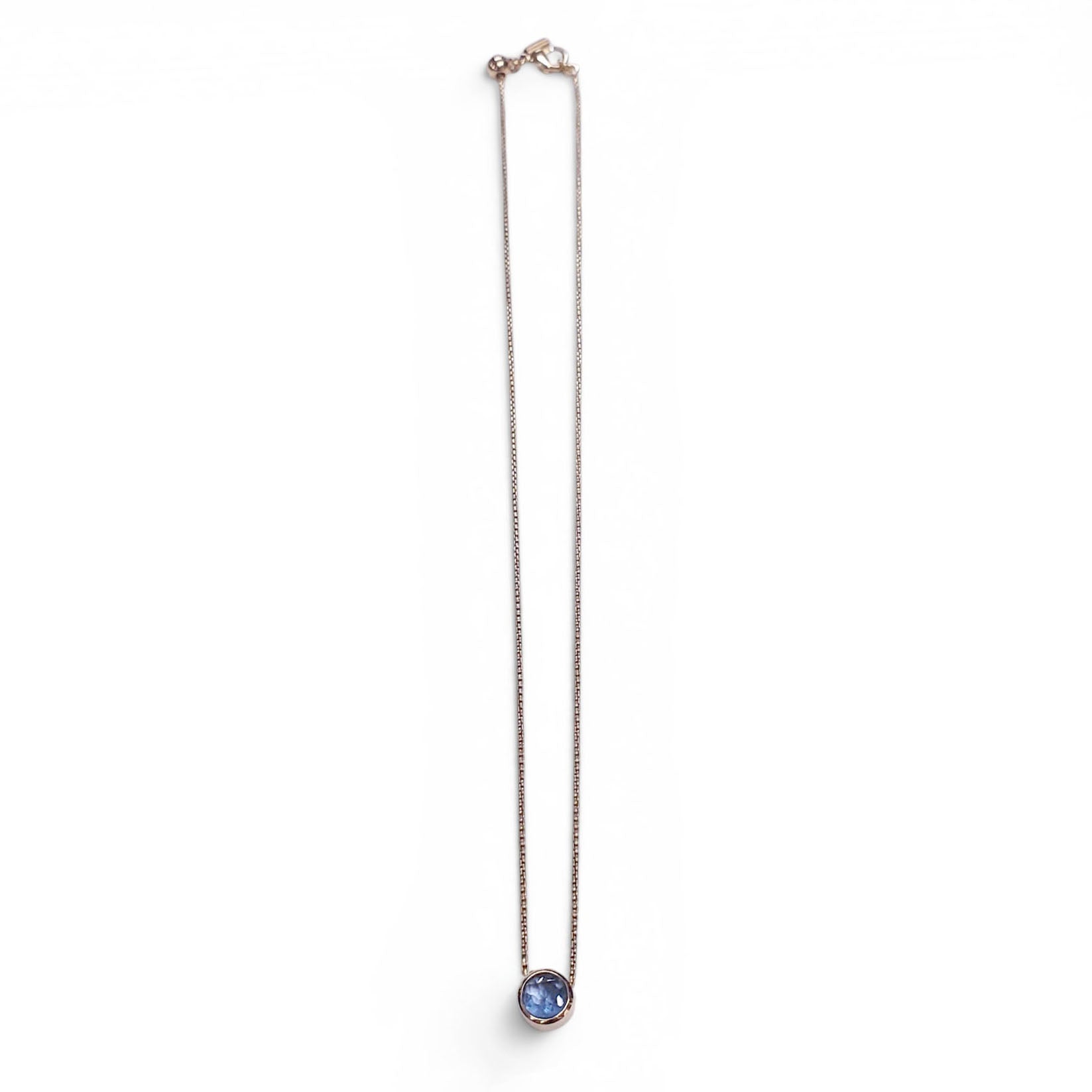 DEAN DAVIDSON SIGNATURE MIDI KNOCKOUT PENDANT NECKLACE WITH GEMSTONE