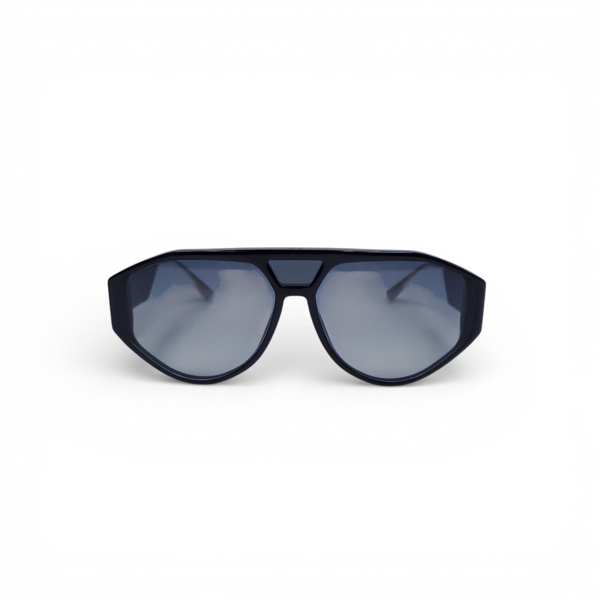 DIOR BLACK AVIATOR SHIELD SUNGLASSES