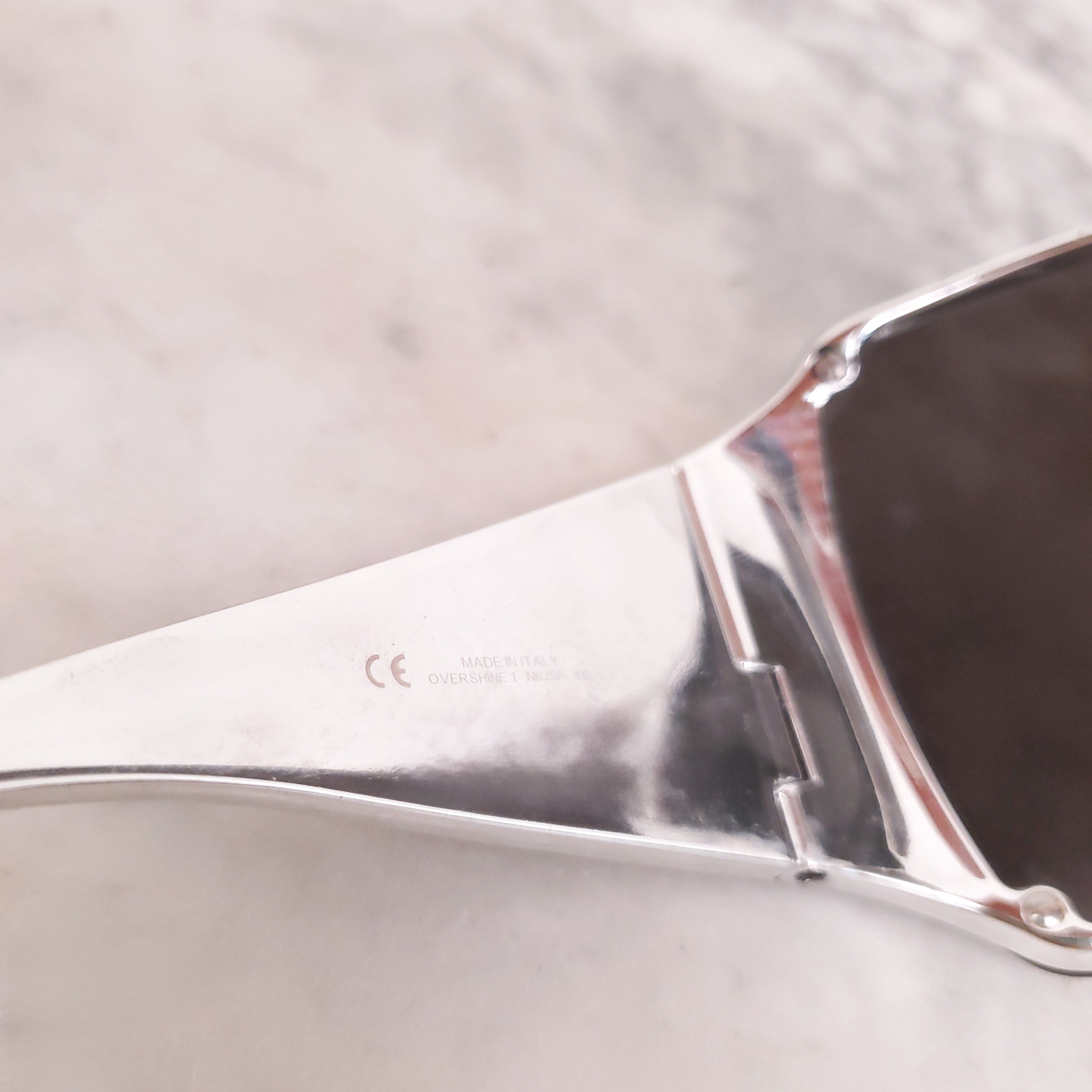 DIOR JOHN GALLIANO 'GAUCHO' SILVER LOGO SUNGLASSES