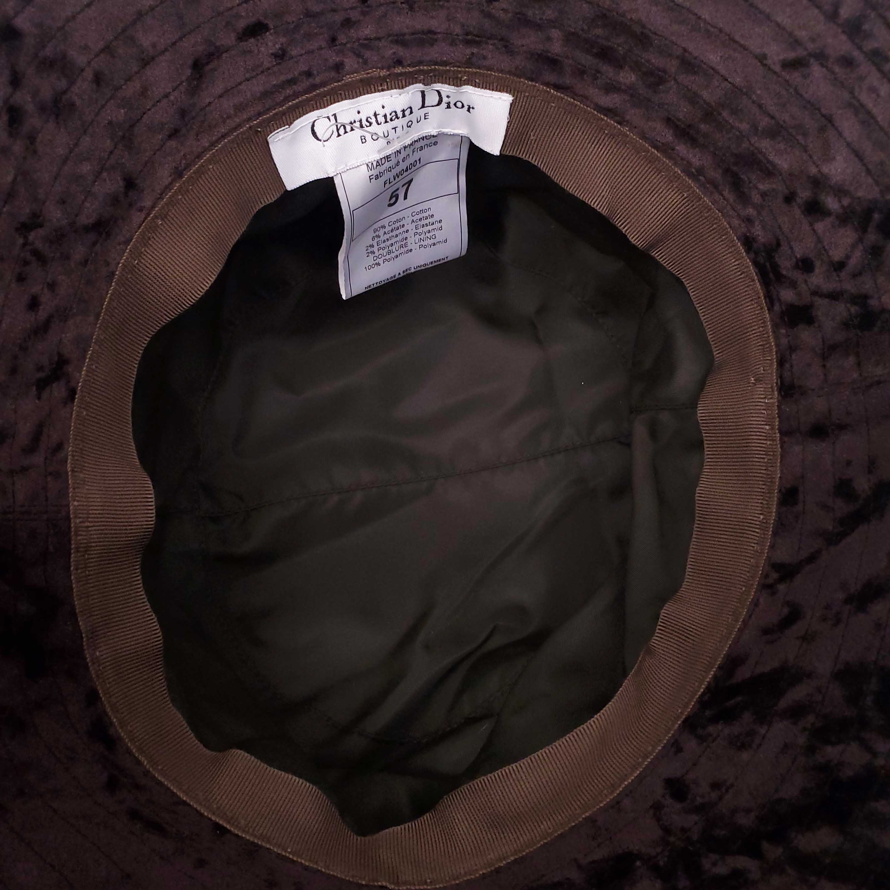 DIOR LOGO BUCKET HAT - SIZE 57(M)